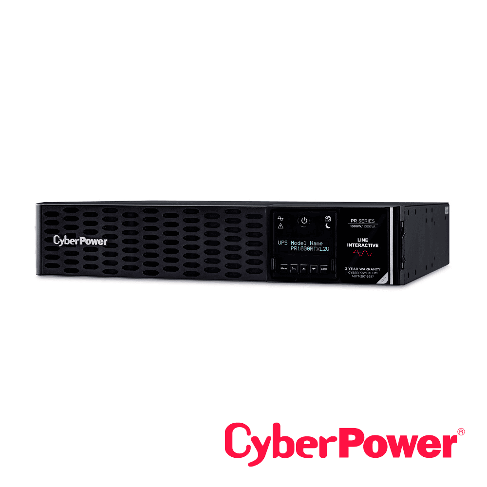 UPS CYBERPOWER PR1000RTXL2U 1000VA / 1000W, SALIDA DE ONDA SENOIDAL, 2U, CABLE DE ALIMENTACION NEMA 5-15P DE 10 FT, 8 X NEMA 5-15R, PUERTOS USB, SERIAL, TARJETA SNMP/HTTP (OPCIONAL), RELAY, EPO, SOFTWARE POWERPANEL BUSINESS EDITION, PERMITE MODULOS D - Miniatura 2