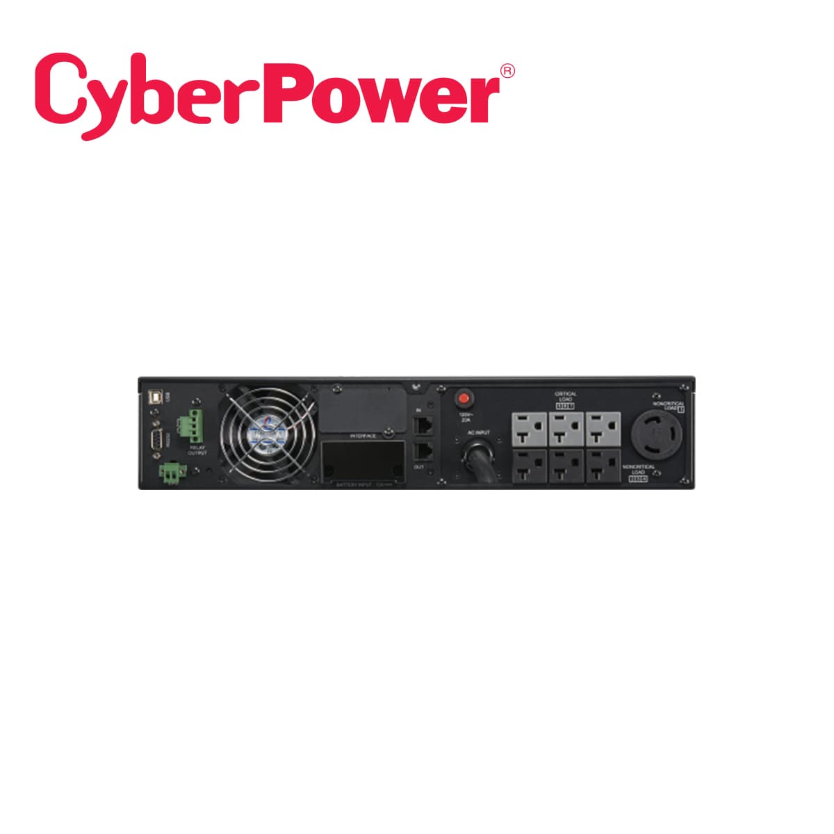 UPS CYBERPOWER OL2200RTXL2U 2200VA 1800W ONLINE DOBLE CONVERSION ONDA SENOIDAL PURA RACK O TORRE CONTACTOS NEMA 5-20R (5) Y NEMA L5-20R (1) 2UR - Miniatura 4