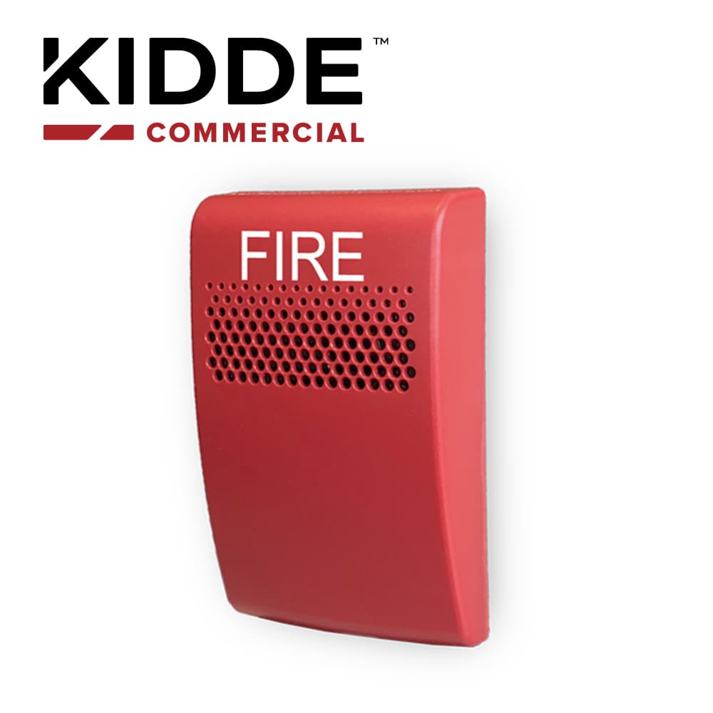 SIRENA DE PARED COMPACTA, MARCA KIDDE. MODELO EG1ARF, COMPATIBLE CON LOS PANELES VS1 Y VS4 - Miniatura 2