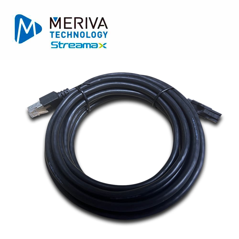 CABLE PARA TERMINAL DE MULTIMEDIA STREAMAX MRJ45-IMS100 / CONECTOR RJ45 B / TRANSMISION DE VIDEO Y AUDIO / PARA PANTALLAS DE AUTOBUS / COMPATIBLE CON MDVRS SERIE A8PRO - Miniatura 2