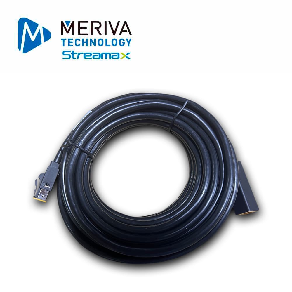 CABLE PARA TERMINAL DE MULTIMEDIA STREAMAX M6PIN-L16MAX / CONECTOR PLUG / TRANSMISION DE VIDEO Y AUDIO / PARA PANTALLAS DE AUTOBUS - Miniatura 2