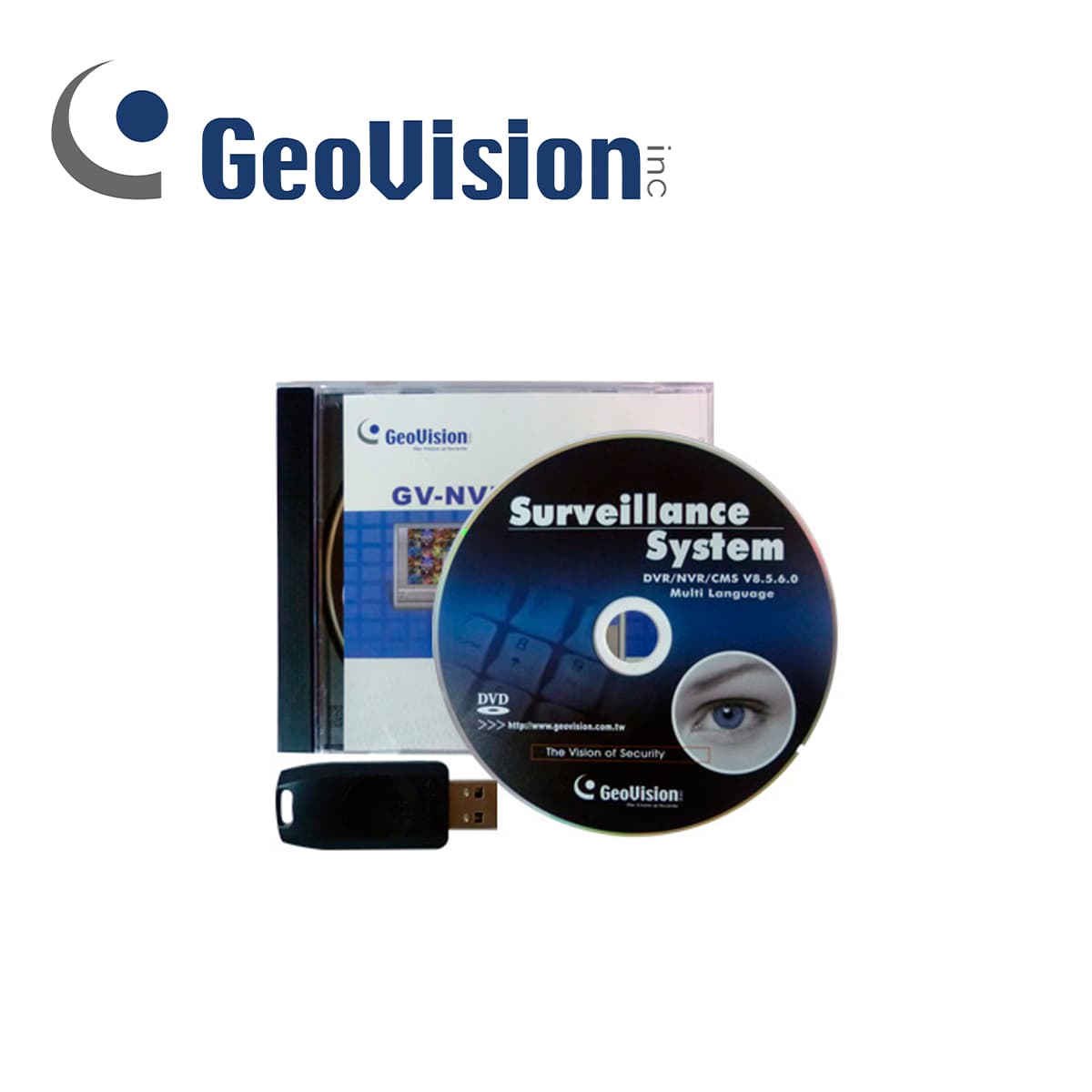 LICENCIA SOFTWARE GEOVISION GV-NVR 12 CANALES ONVIF TERCEROS DONGLE USB
 - Miniatura 2