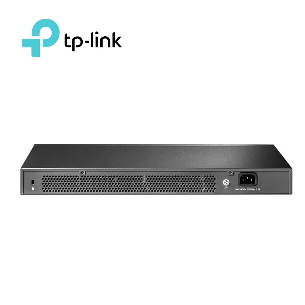 SWITCH ADMINISTRABLE TP-LINK SG3428X / 24 PUERTOS RJ45 10/100/1000 MBPS + 4 PUERTOS 10 GIGA SFP+ / ADMINISTRACION CENTRALIZADA CON OMADA / CARCASA METALICA IDEAL PARA RACK / USO INTERIOR - Miniatura 3