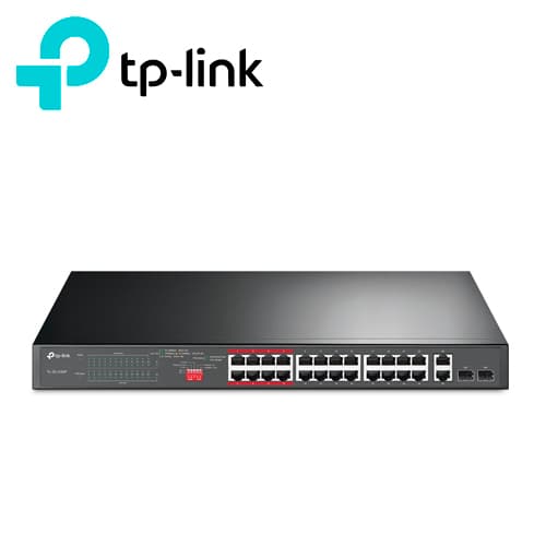 SWITCH NO ADMINISTRABLE TP-LINK TL-SL1226P / 24 PUERTOS RJ45 POE AF/AT 10/100 MBPS + 2 PUERTOS GIGA COMBO RJ45/SFP / POTENCIA POE TOTAL 250 W / CARCASA METALICA IDEAL PARA RACK / USO INTERIOR / DISTANCIA DE TRANSMISION 250 METROS - Miniatura 2
