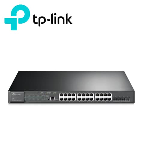 SWITCH ADMINISTRABLE TP-LINK SG3428XMP / 24 PUERTOS POE AF/AT 10/100/1000 MBPS + 4 PUERTOS 10 GIGA SFP+ / POTENCIA POE TOTAL 384W / ADMINISTRACION CENTRALIZADA CON OMADA / CARCASA METALICA IDEAL PARA RACK / USO INTERIOR - Miniatura 2