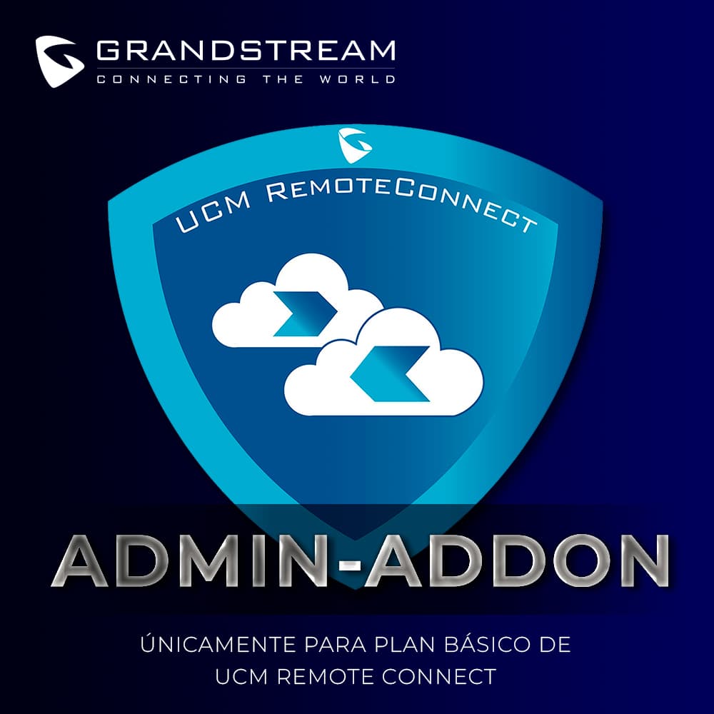 SUSCRIPCION ANUAL GRANDSTREAMUCMRC-ADMIN-ADDON PARA ADMIN-ONLY ADD-ON UNICAMENTE PARA PLAN BASICO DE UCM REMOTE CONNECT - Miniatura 2