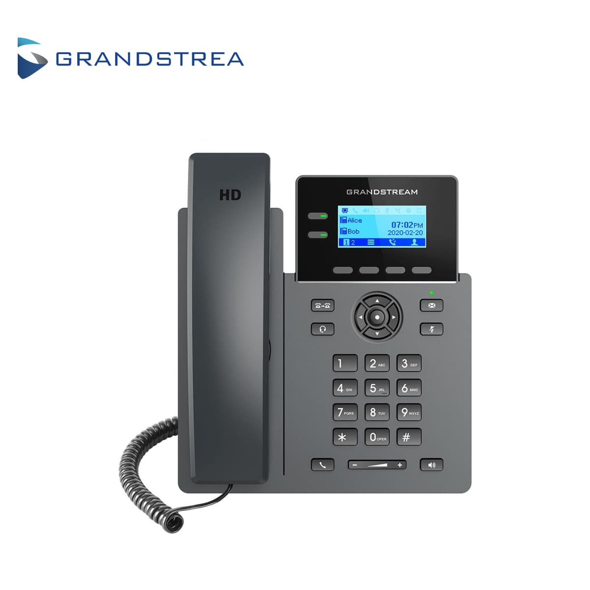 TELEFONO IP GRADO CARRIER WIFI 6 GRANDSTREAM GRP2602W / 4 CUENTAS SIP / 2 LINEAS / WIFI 802.11AC/AX / PANTALLA LCD / CONFERENCIA DE 5 VIAS / 2 PUERTOS 10/100MBPS / GESTION Y APROVISIONAMIENTO GDMS / ALIMENTACION 5VCD/0.6A - Miniatura 3