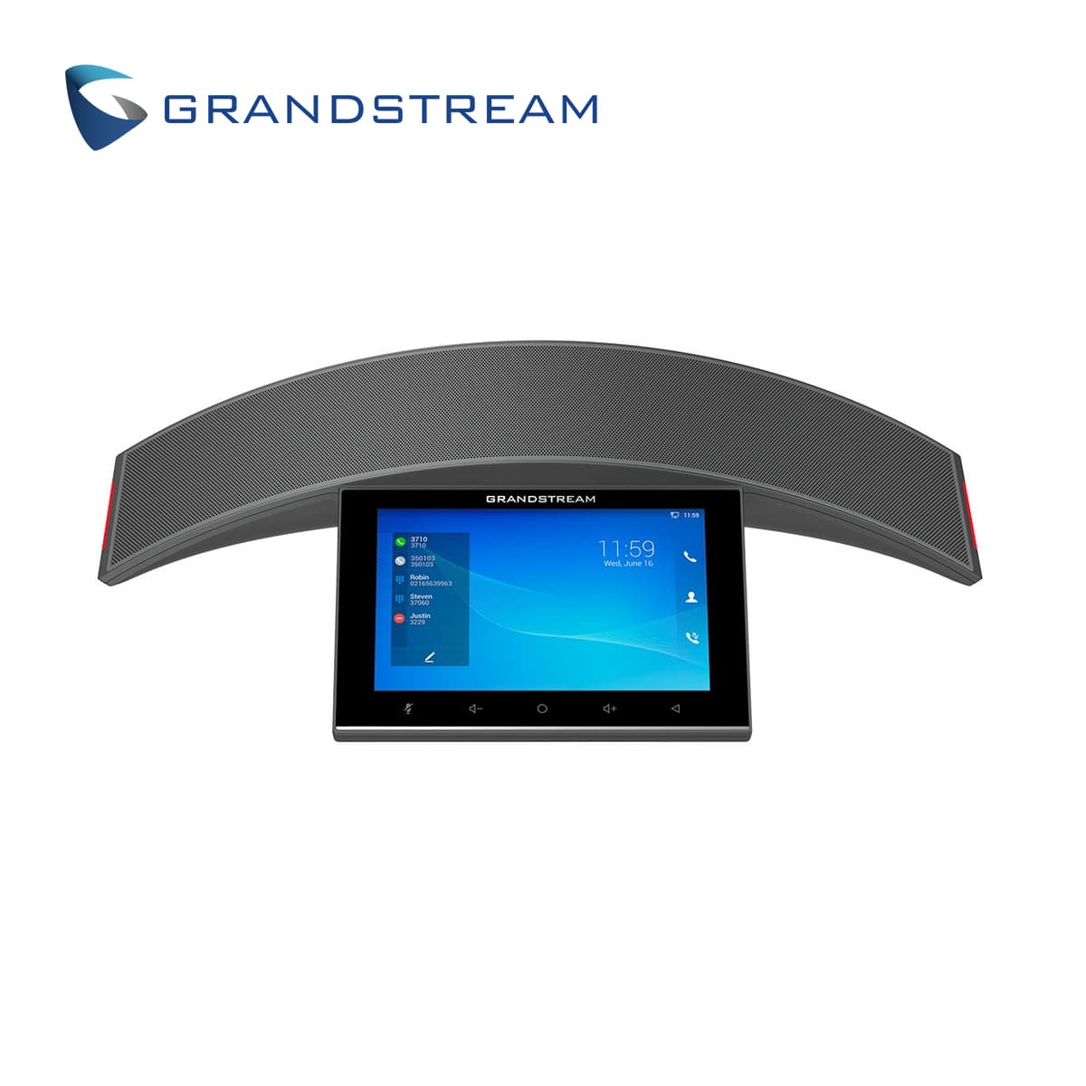 TELEFONO IP AUDIOCONFERENCIA EMPRESARIAL GRANDSTREAM GAC2570 / WIFI 6 DOBLE BANDA 802.11 AX / 12 MICROFONOS OMNIDIRECCIONALES / 1 PUERTO GIGABIT / 1 PUERTO HDMI / 1 PUERTO USB / ALIMENTACION POE AT / BATERIA RECARGABLE INCORPORADA - Miniatura 3