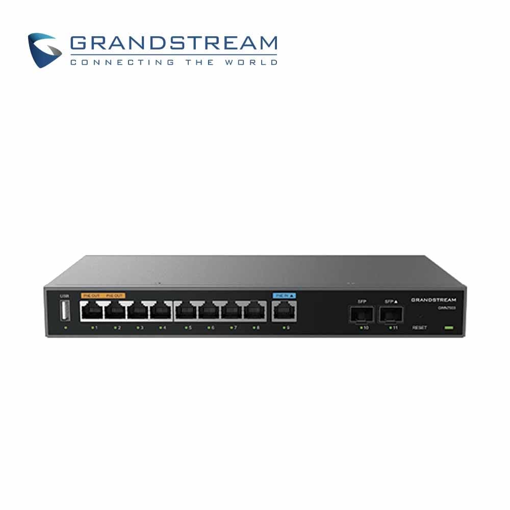 ROUTER FIREWALL INTEGRADO GRANDSTREAM GWN7003 / 9 PUERTOS 10/100/1,000MBPS CONFIGURABLES LAN/WAN / 2 PUERTOS SFP GIGABIT / 100 TUNELES VPN / ACCESO REMOTO BALANCEO / FAILOVER / QOS AVANZADO / ADMINISTRACION GWN CLOUD / ALIMENTACION  POE AF/24VDC/1.5A - Miniatura 2