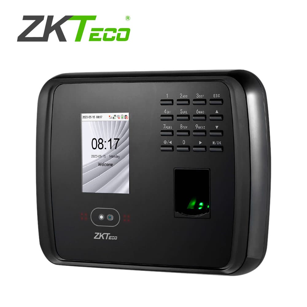 TERMINAL MULTIBIOMETRICA PARA GESTION DE ASISTENCIA ZKTECO MODELO MB460ID PLUS CON MULTIVERIFICACION Y  BATERIA DE RESPALDO INCLUIDA  SUS CAPACIDADES 1,500 ROSTROS, 2,000 HUELLAS, 2,000 TARJETAS DE 125 KHZ 100,000 EVENTOS, SALIDA DE RELEVADOR QUE PER - Miniatura 2