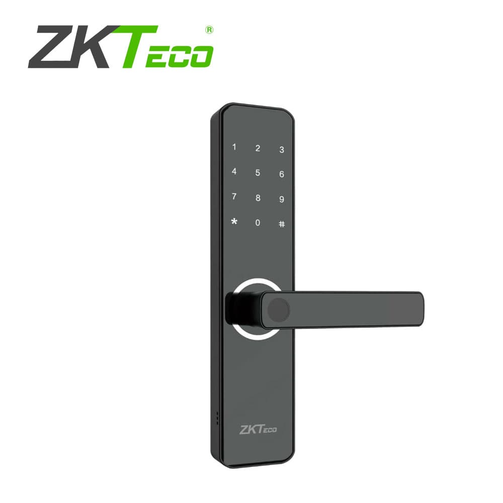 CERRADURA INTELIGENTE BIOMETRICA  ZKTECO ML100  MULTIVERFICACION  100 HUELLAS / 100 CONTRASEÑAS/ ALIMENTACION CON 4 BATERIAS AA / COMUNICACION WIFI / COMPATIBLE CON APP ZSMART / USO EN INTERIORES / COMPATIBLE  CON PUERTAS  DE UN GROSOR DE 35 A 60 MIL - Miniatura 2