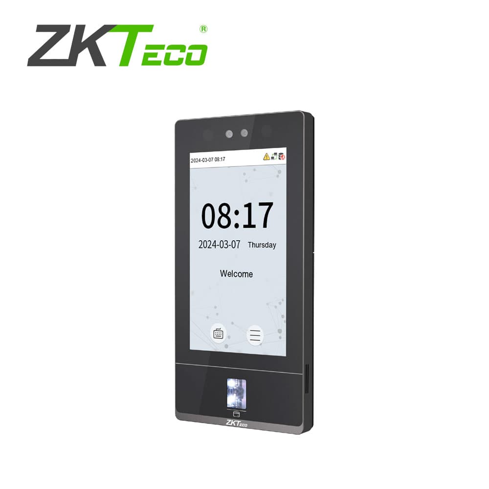 CONTROL DE  ACCESO Y ASISTENCIA  ZKTECO SENSEFACE 7A MULTIBIOMETRICO / 10,000 ROSTROS / 10,000 HUELLAS / 50,000 TARJETAS DE 125KHZ / WIFI 2.4GHZ / TCP/IP / PANTALLA TACTIL DE 7 PULGADAS / PROTECCION IP65 / SOFTWARE COMPATIBLE  ZLINK / ZKBIO CVSECURIT - Miniatura 2