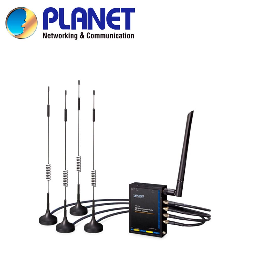 ROUTER CELULAR 5G INDUSTRIAL PLANET ICG-2210W-NR-US / 2 SLOTS MICRO SIM / 4 ANTENAS EXTERNAS 5DBI PARA 5G / 1 PUERTOS LAN/WAN RJ45 10/100/1,000MBPS / 1 PUERTO WAN RJ45 10/100/1,000MBPS / 1 PUERTO CONSOLA / 1 ANTENA WIFI 11DBI DOBLE BANDA (2.4 Y 5GHZ) - Miniatura 2
