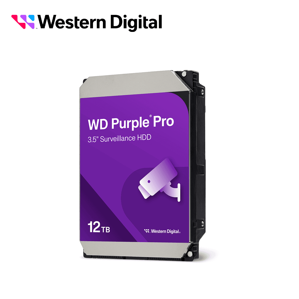 DISCO DURO DD 12TB SATA WD PURPLE PRO WD122PURP 24/7 OPTIMIZADO PARA VIDEOVIGILANCIA SATA III 6GB/S 7200 RPM WD PRO CACHE 512MB COMPATIBLE CON NAS QNAP - Miniatura 2