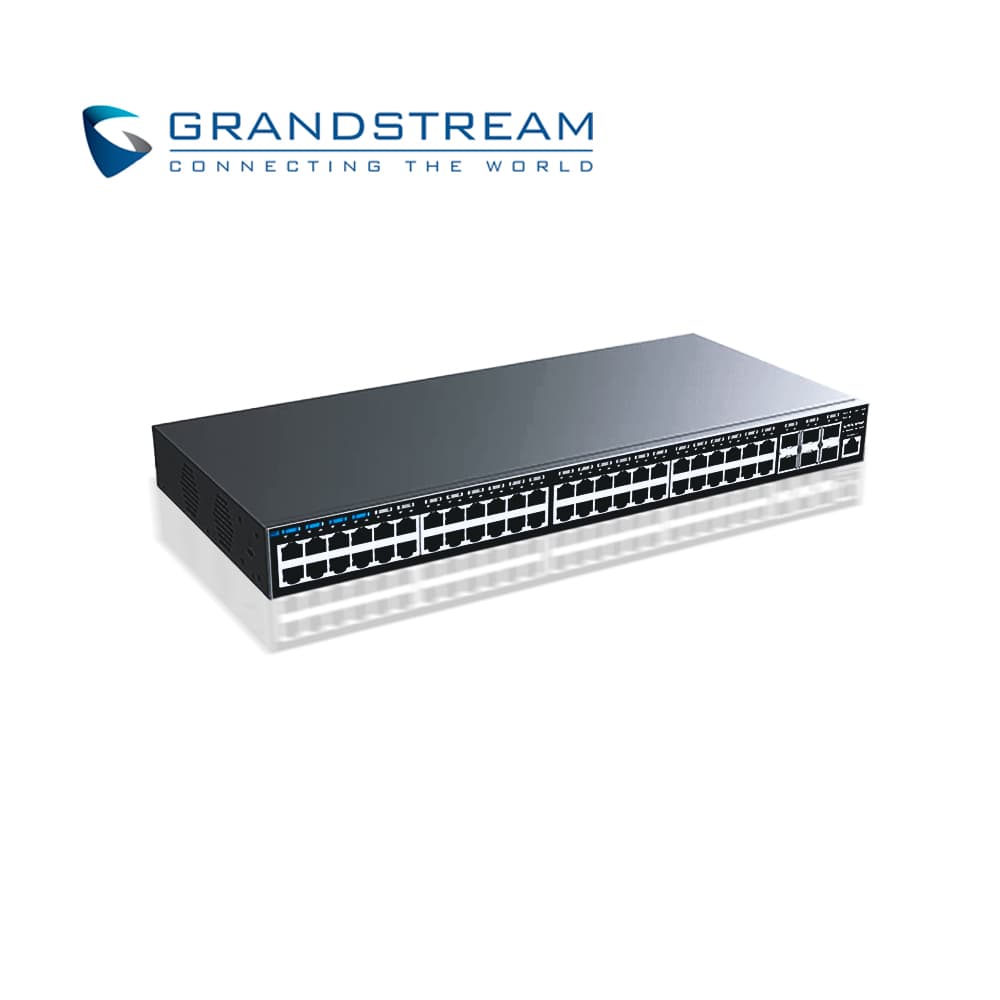 SWITCH ADMINISTRABLE POE+ CAPA 3 GRANDSTREAM GWN7816P / 48 PUERTOS 10/100/1,000MBPS / 6 PUERTOS SFP+ 10GIGABIT / 48 PUERTOS 802.3AF/AT/BT / QOS AVANZADO / VLAN / ROUTING IPV4/IPV6 / ARP / FILTRADO MAC / TACACS+ / STACKING HASTA 16 / ADMINISTRACION GW - Miniatura 3