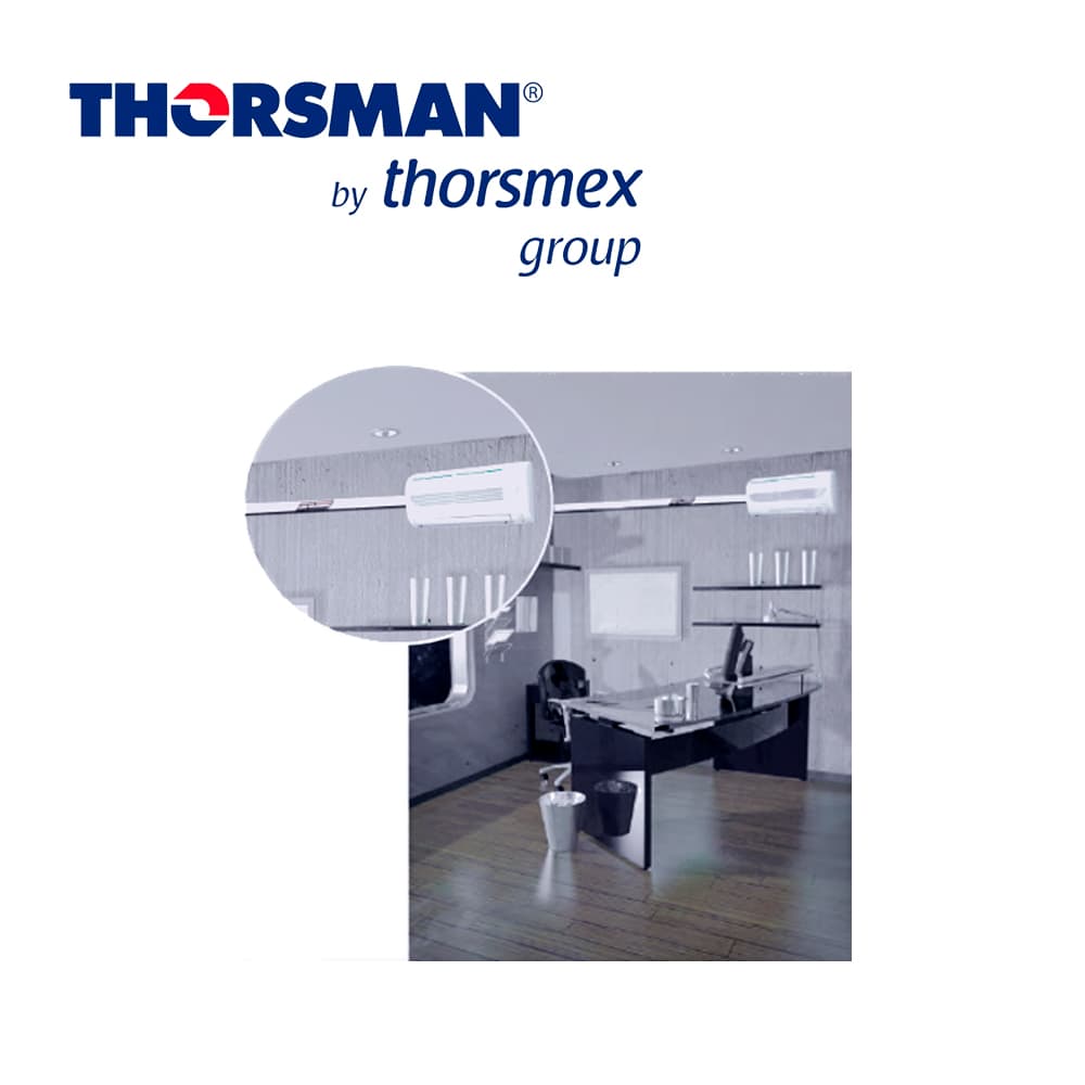 CANALETA 9001-01250 THORSMAN TRL 50, CANALETA DE PVC, BLANCO, CON 2 PLATAFORMAS, 4 CINCHOS, PRECIO POR PIEZA PRESENTACION DE 2.5 MTS
 - Miniatura 5