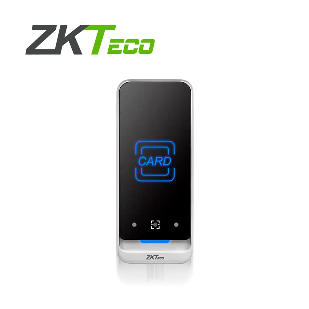 LECTOR CON TECLADO, RFID 125KHZ Y CODIGOS QR DE ZKTECO QR600-VK-E FABRICADO EN METAL COMPATIBLE CON LA APP MOVIL DE BIOSECURITY, BIOACCESS Y BIOCVSECURITY - Miniatura 4