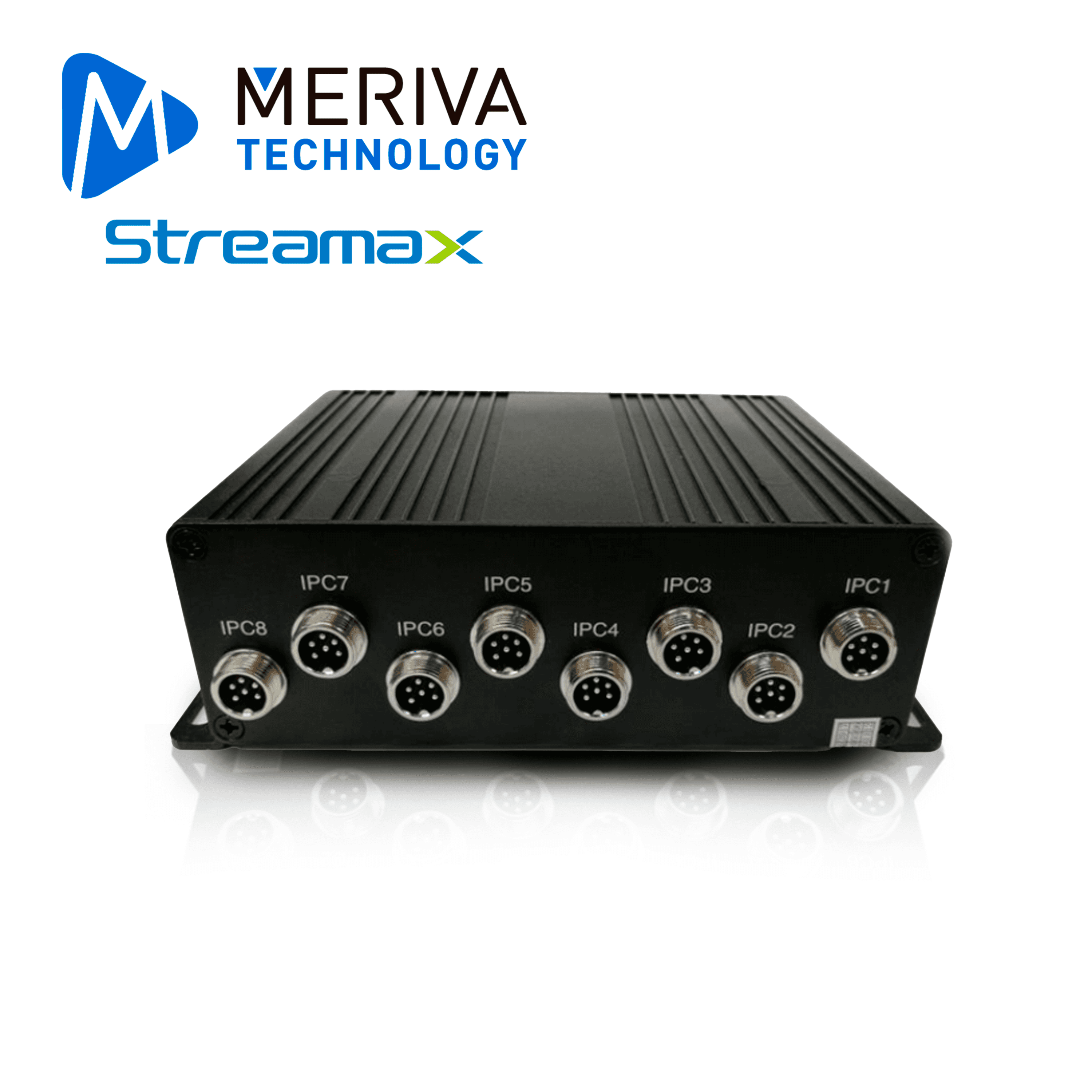 SWITCH PON MOVIL MERIVA STREAMAX MSWITCH / 8 PUERTOS / CAMARAS IPC DIN DE 6PIN / 8-36 VCD / CARCASA DE ALTA RESISTENCIA / FIABLE EN ENTORNOS CON VIBRACIONES / DISEÑADO PARA DVRS MOVILES SERIE A8PRO - Miniatura 2