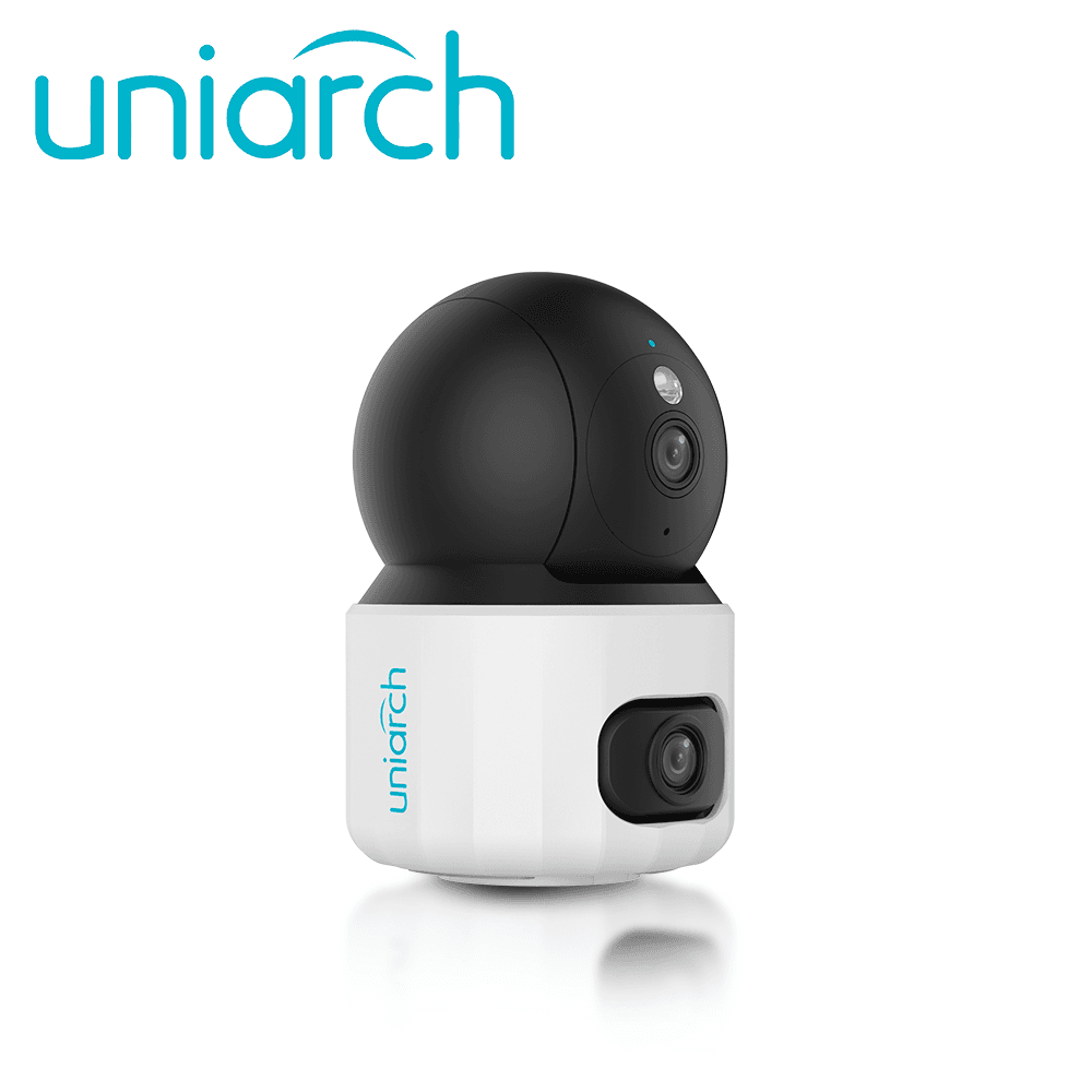 CAMARA IP DOBLE LENTE WIFI UNIARCH Uho-S3S-M33D / 3MP+3MP / LENTES 4MM / DWDR / IR10M / LUZ-CALIDA (DUAL-LIGHT) / MICROSD512GB / MICROFONO+ALTAVOZ-INTEGRADO / HUMAN-BODY-DETECTION / DETECCION-VEHICULO-MASCOTA-LLANTO / USB-C / INTERIOR / SERIE PANDA - Miniatura 4