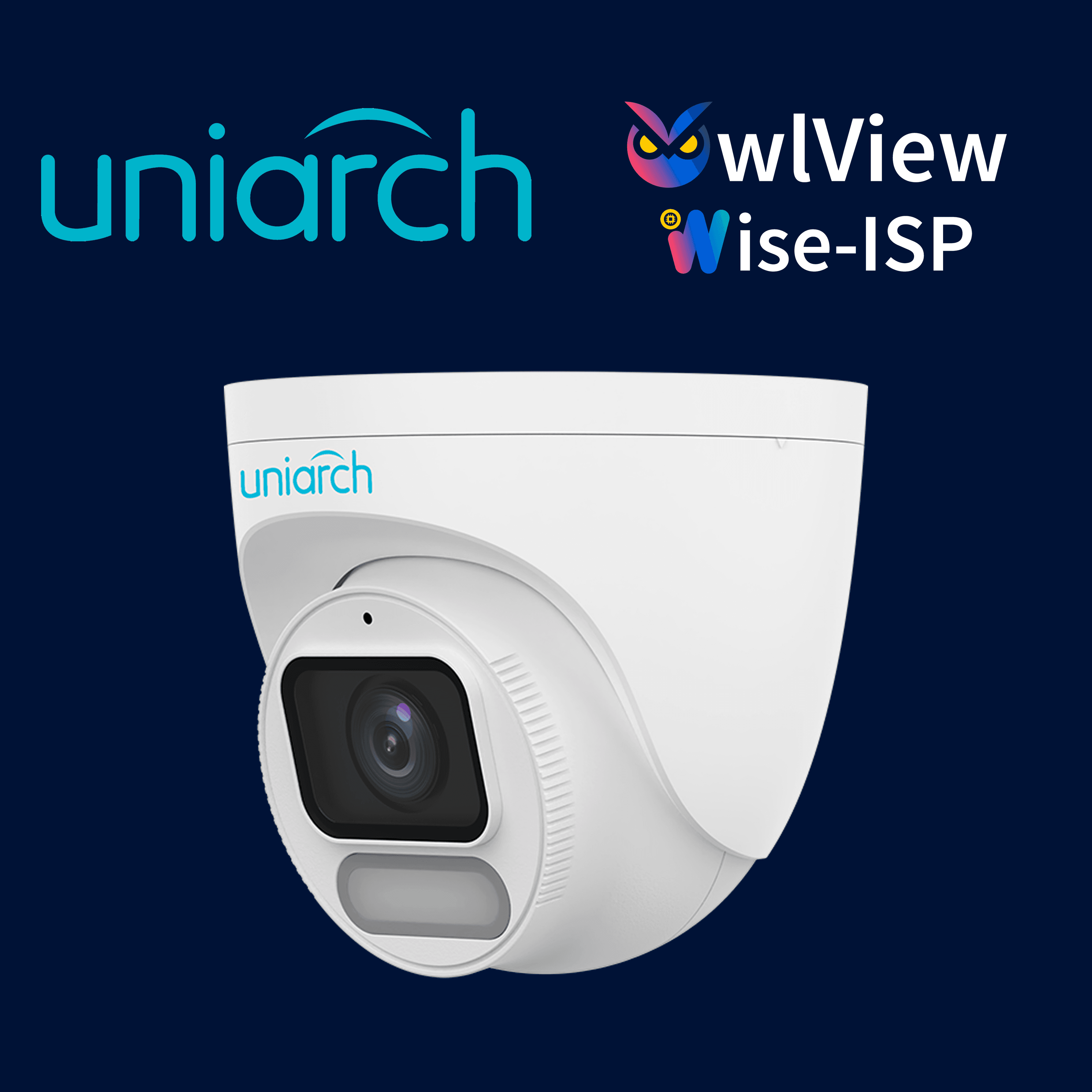 CAMARA IP TURRET OWLVIEW UNIARCH IPC-T244-ADF28K-WP / 4MP / LENTE 2.8MM / WDR120DB / LUZ-BLANCA+LUZ-CALIDA30M / MICROSD512GB / MICROFONO-INTEGRADO / ULTRA-MOTION-DETECTION / POE-AF / ONVIF / 3-AXIS / IP67 / METAL+PLASTICO / ULTRA265 / NDAA / SERIE HA - Miniatura 3