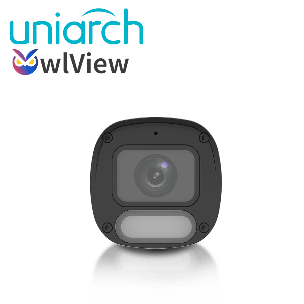 CAMARA IP BULLET OWLVIEW UNIARCH IPC-B244-ADF28K-WP / 4MP / LENTE 2.8MM / WDR120DB / LUZ-BLANCA+LUZ-CALIDA30M / MICROSD512GB / MICROFONO-INTEGRADO / ULTRA-MOTION-DETECTION / POE-AF / ONVIF / 3-AXIS / IP67 / METAL+PLASTICO / ULTRA265 / NDAA / SERIE HA - Miniatura 3