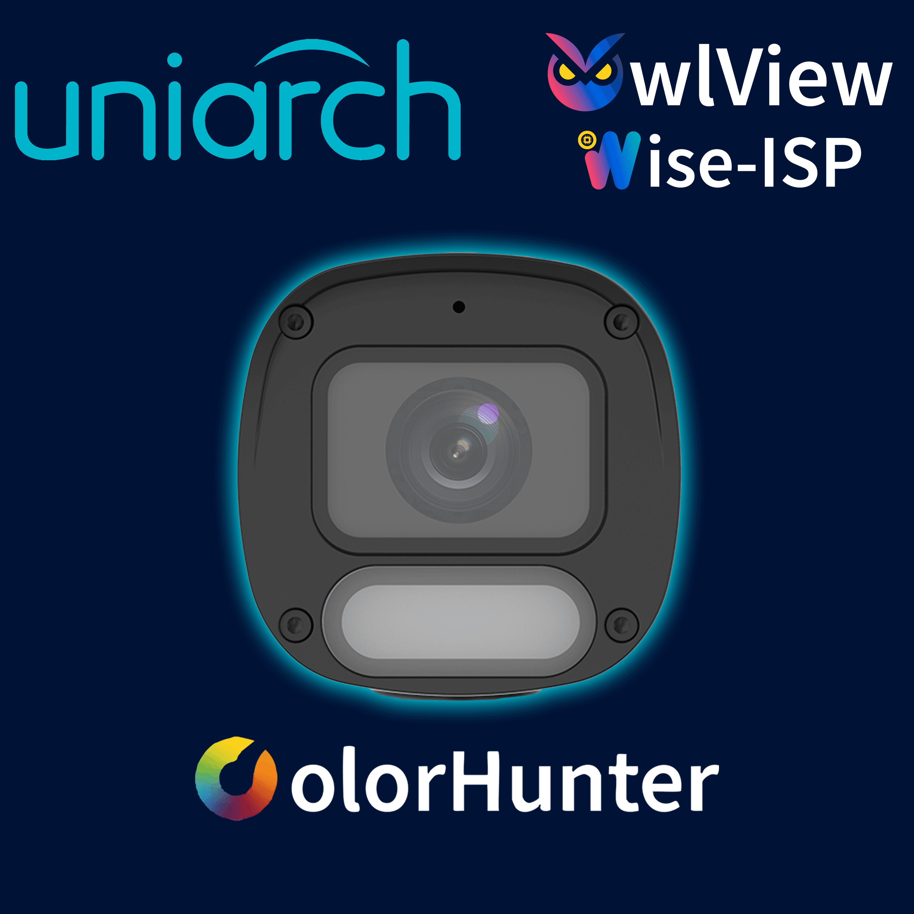 CAMARA IP BULLET OWLVIEW UNIARCH IPC-B242-ADF28K-WP / 2MP / LENTE 2.8MM / TRUE-WDR120DB / LUZ-CALIDA30M-LUZ-BLANCA30M / MICROSD512GB / MICROFONO-INTEGRADO / ULTRA-MOTION-DETECTION / POE-AF / ONVIF / NDAA / 3-AXIS / IP67 / GRAFENO+PLASTICO / ULTRA265  - Miniatura 6