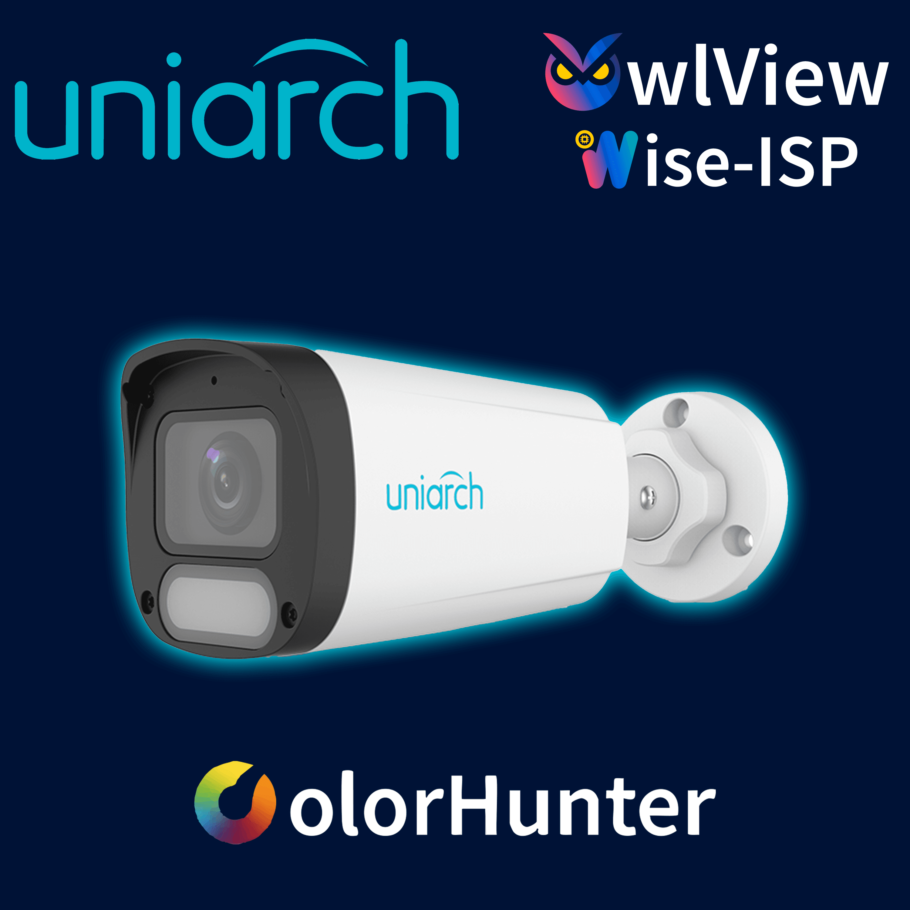CAMARA IP BULLET OWLVIEW UNIARCH IPC-B244-ADF28K-WP / 4MP / LENTE 2.8MM / WDR120DB / LUZ-BLANCA+LUZ-CALIDA30M / MICROSD512GB / MICROFONO-INTEGRADO / ULTRA-MOTION-DETECTION / POE-AF / ONVIF / 3-AXIS / IP67 / METAL+PLASTICO / ULTRA265 / NDAA / SERIE HA - Miniatura 7