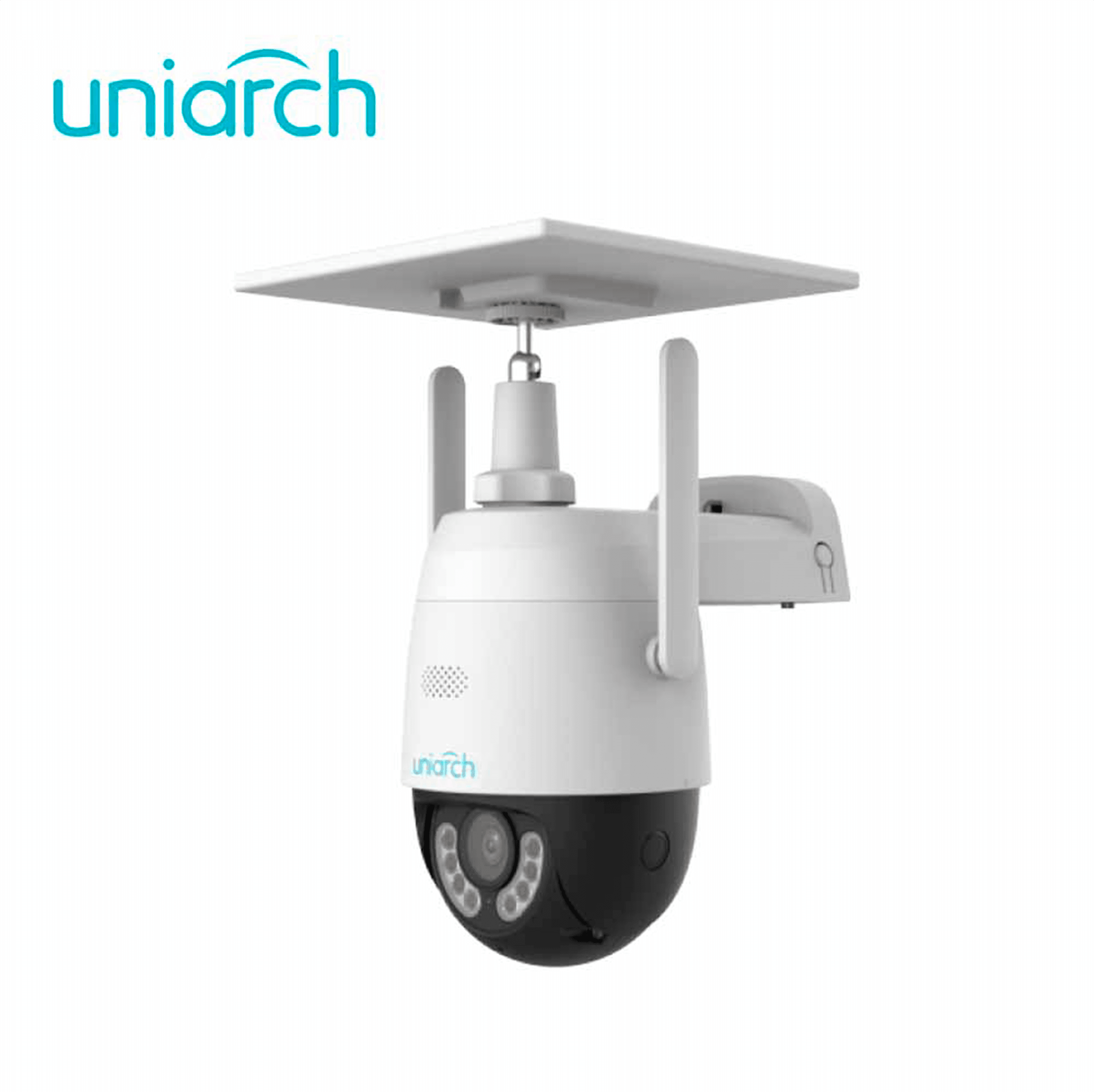 CAMARA PT SOLAR 4G UNIARCH UHO-P2G-M3F4D-LA / 3MP / LENTE-4MM / DUAL-LIGHT / IR30M / LUZ-CALIDA30M / DWDR / MICROSD512GB / ANR / MICROFONO-ALTAVOZ-INTEGRADO / 3D-DNR / ULTRA-MOTION-DETECTION / 4G-CARD-NANO-SIM / LTE-FDD / LTE-TDD / IP66 / GRAFENO / B - Miniatura 2