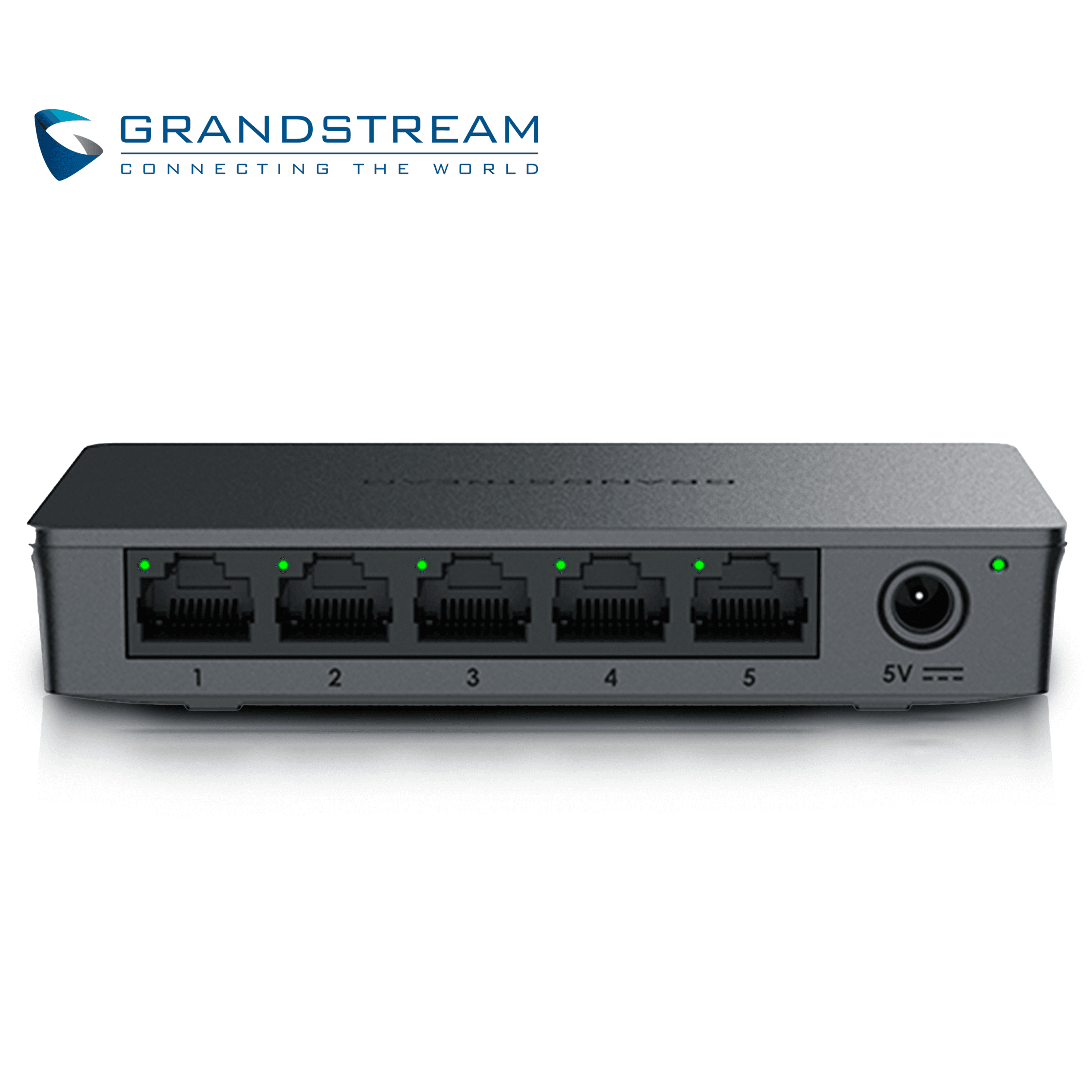 SWITCH NO ADMINISTRABLE GRANDSTREAM GWN7700 / 5 PUERTOS 10/100/1,000MBPS / MONTAJE ESCRITORIO/PARED / ALIMENTACION 5VCD/0.6A / PLASTICO - Miniatura 2