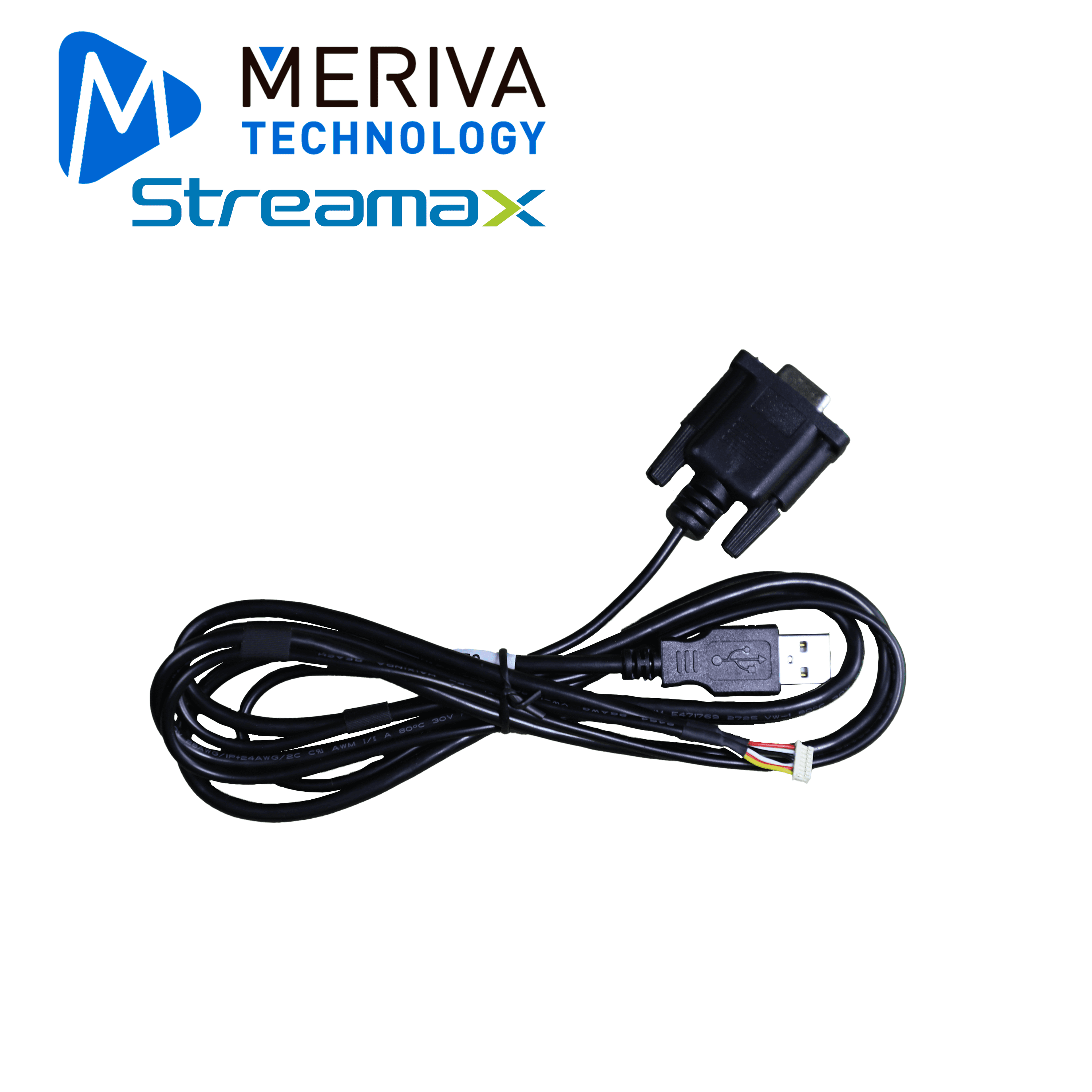 CABLE DE PRUEBA USB - CP5 MERIVA STREAMAX MUSBTC / USB-A MACHO + DB9 HEMBRA, TJC3-7P-P1.25 / 1M / COMPATIBLE CON DVRs MOVILES DE SERIA A8PRO - Miniatura 2