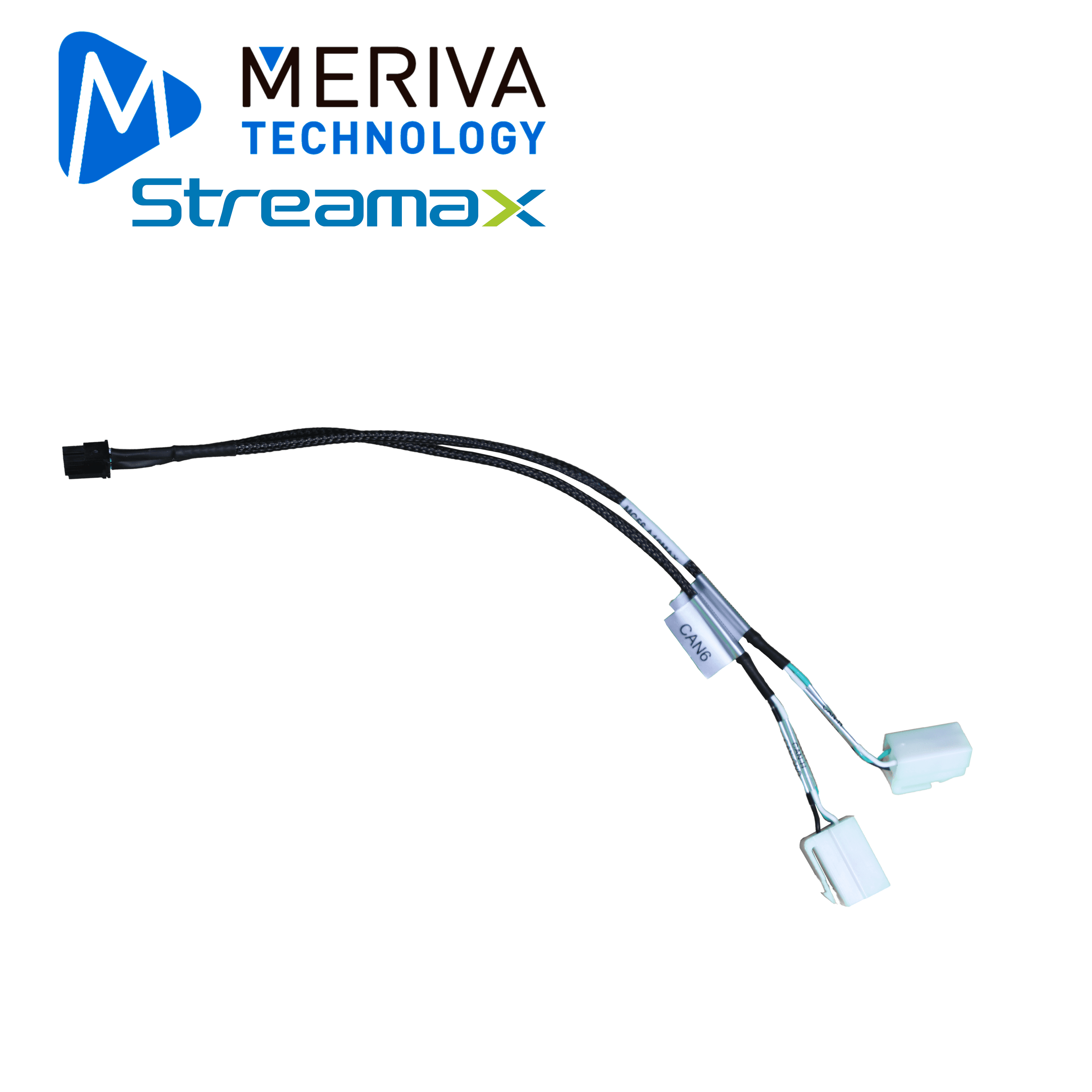 CABLE DE CONEXION MERIVA STREAMAX MC56 A16MAX / CAN (5-6) / CONECTOR 5557 DE 8PIN / 30CM / COMPATIBLE CON DVR MOVIL A16MAX - Miniatura 2