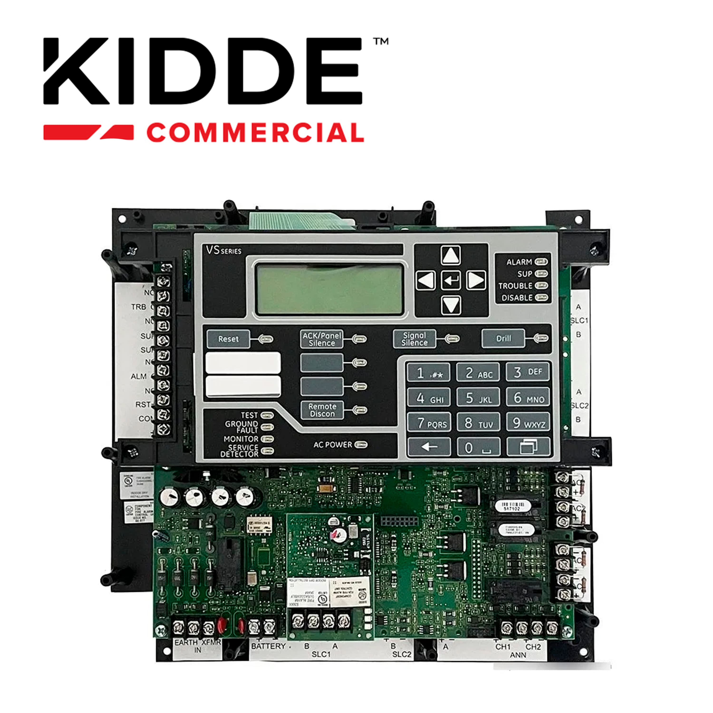 PANEL INCENDIO INTELIGENTE KIDDE VS4-R CUENTA CON UN LAZO SLC DE CLASE A O CLASE B QUE ADMITE HASTA 250 DISPOSITIVOS DIRECCIONABLES (125 DETECTORES O 125 MODULOS) SE PUEDEN AGREGAR TARJETAS DE LAZO PARA EXPANDIR EL SISTEMA A UNA CAPACIDAD MAXIMA DE 1 - Miniatura 3