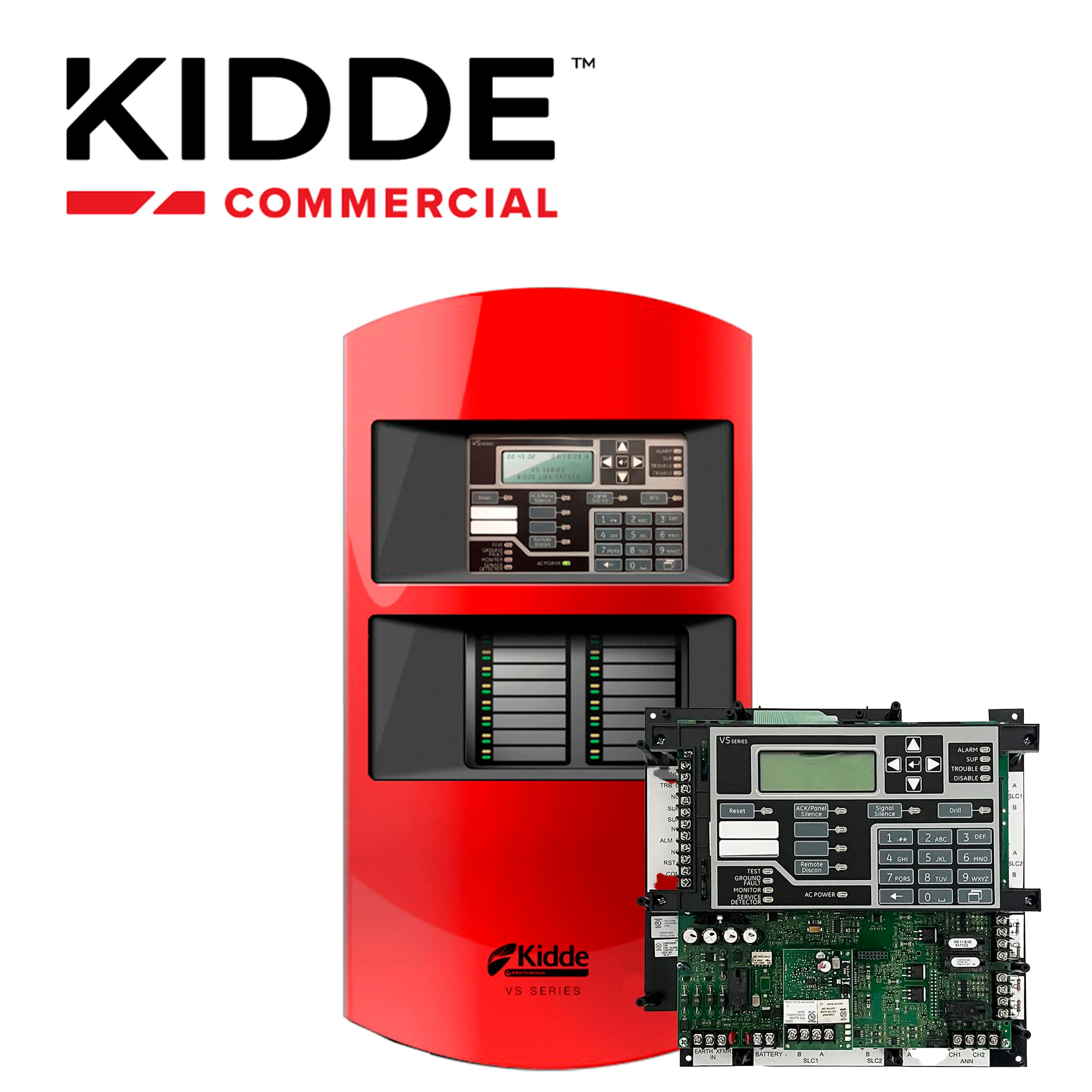 PANEL INCENDIO INTELIGENTE KIDDE VS4-R CUENTA CON UN LAZO SLC DE CLASE A O CLASE B QUE ADMITE HASTA 250 DISPOSITIVOS DIRECCIONABLES (125 DETECTORES O 125 MODULOS) SE PUEDEN AGREGAR TARJETAS DE LAZO PARA EXPANDIR EL SISTEMA A UNA CAPACIDAD MAXIMA DE 1 - Miniatura 4