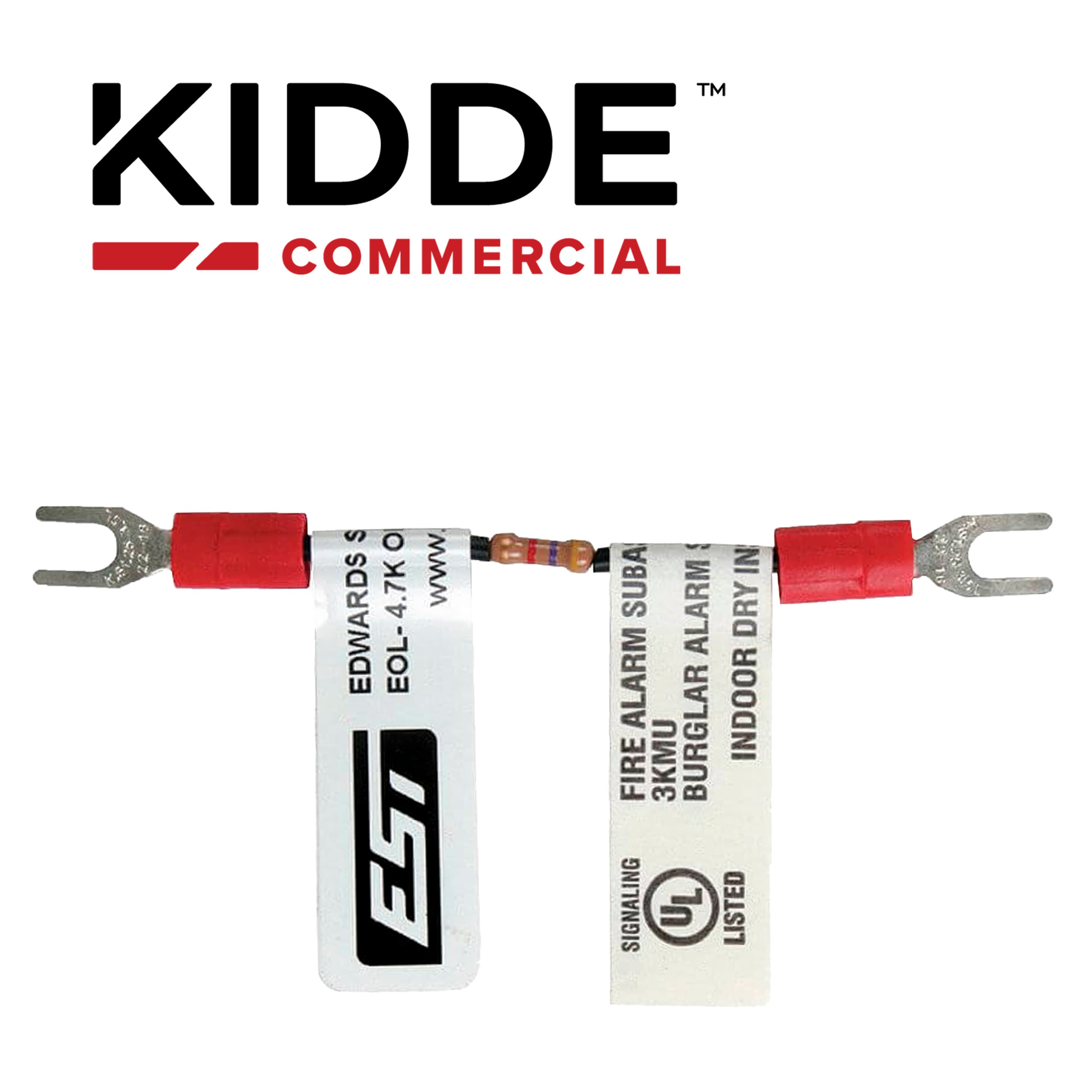RESISTENCIA DE FIN DE LINEA EOL47 / 4.7K? CERTIFICADO UL / COMPATIBLE CON PANELES KIDDE Y DE TERCEROS/ PAQUETE DE 7 PIEZAS - Miniatura 3