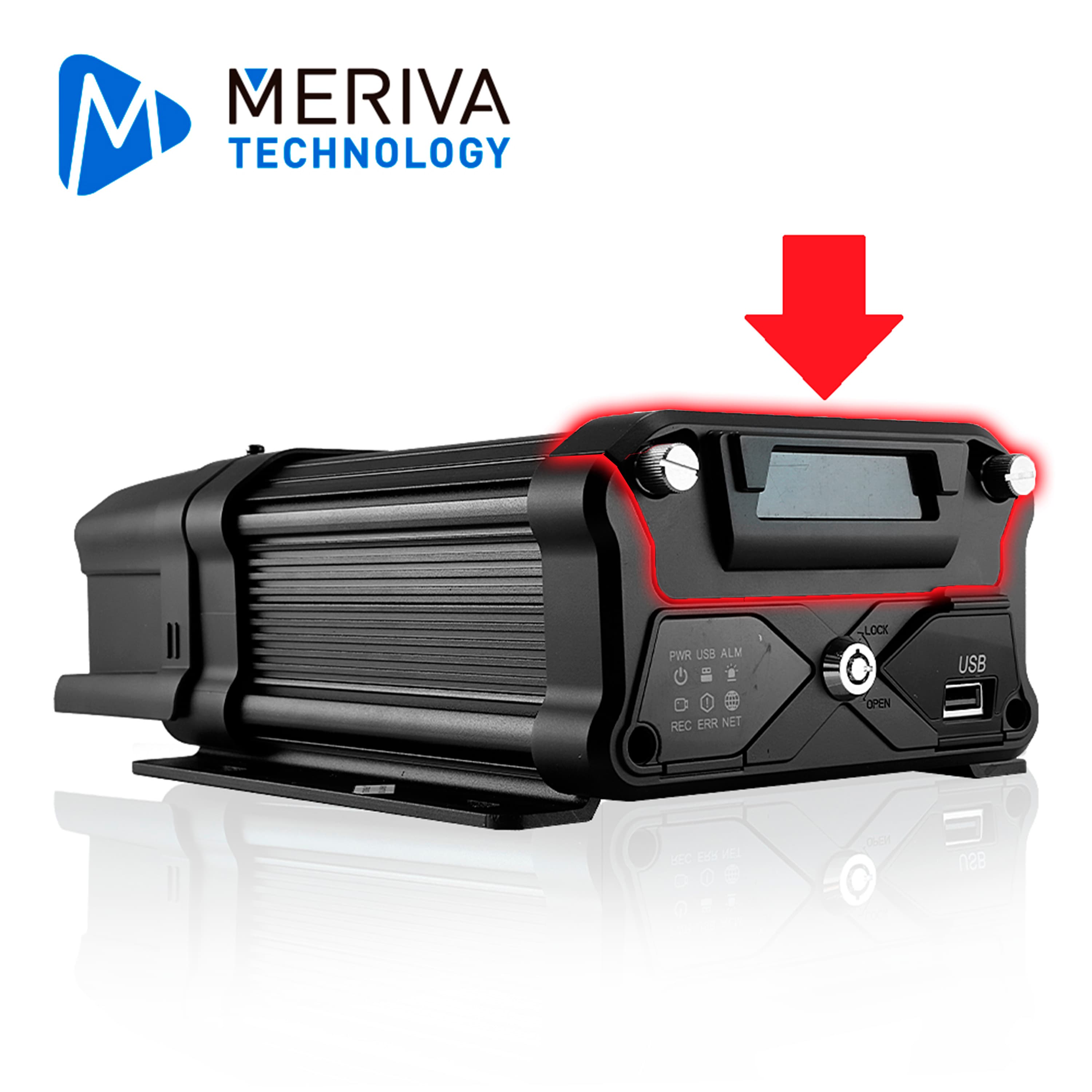 BANDEJA CADDY PARA DISCOS DUROS MERIVA STREAMAX COMPATIBLE CON MDVR SERIE X3 - Miniatura 3