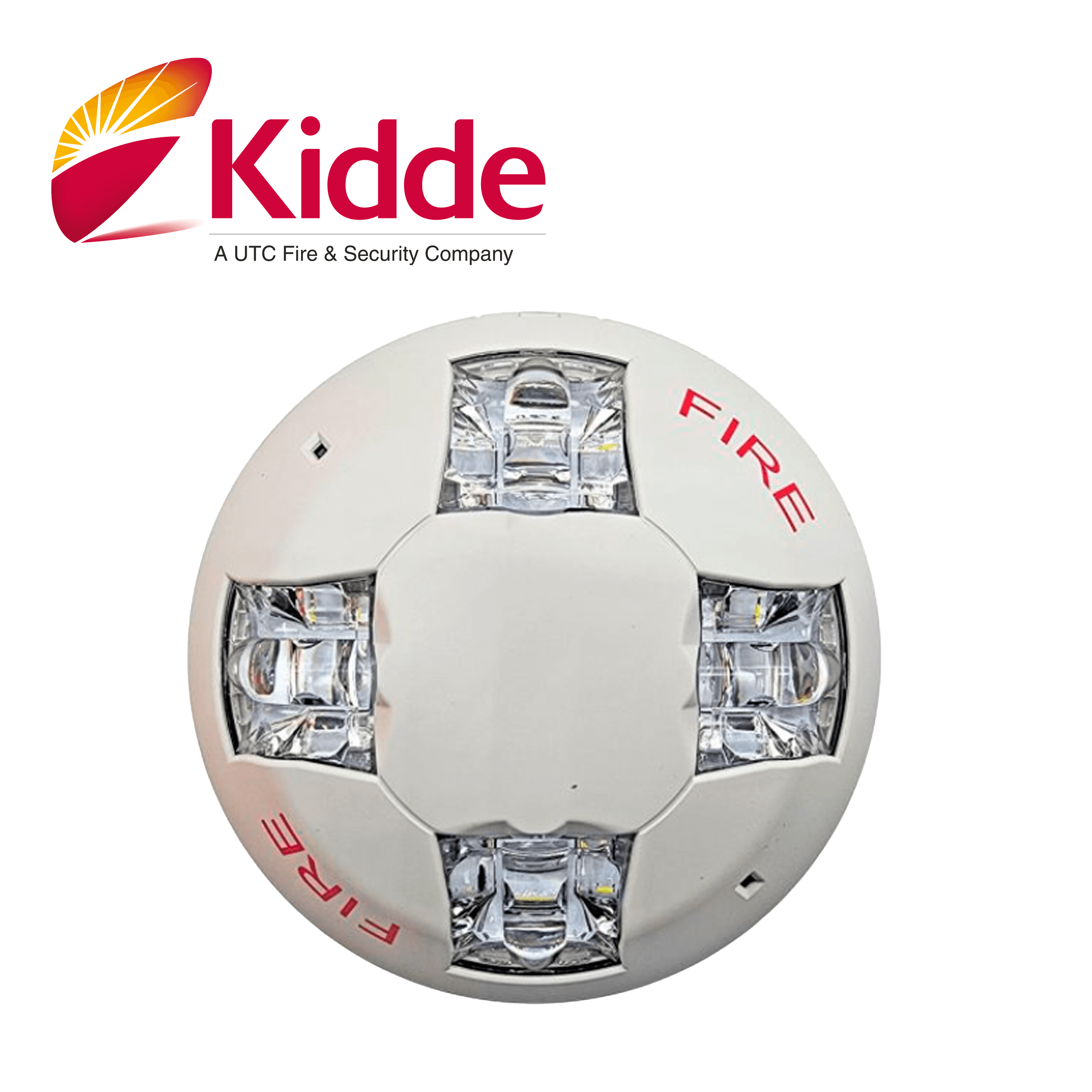 LUZ ESTROBOSCOPICA DE TECHO KIDDE / EGCVWF / 15-115 CD / BLANCA / CON SEÑALIZACION DE INCENDIO / INCLUYE PLACA DE CABLEADO LATERAL - Miniatura 2