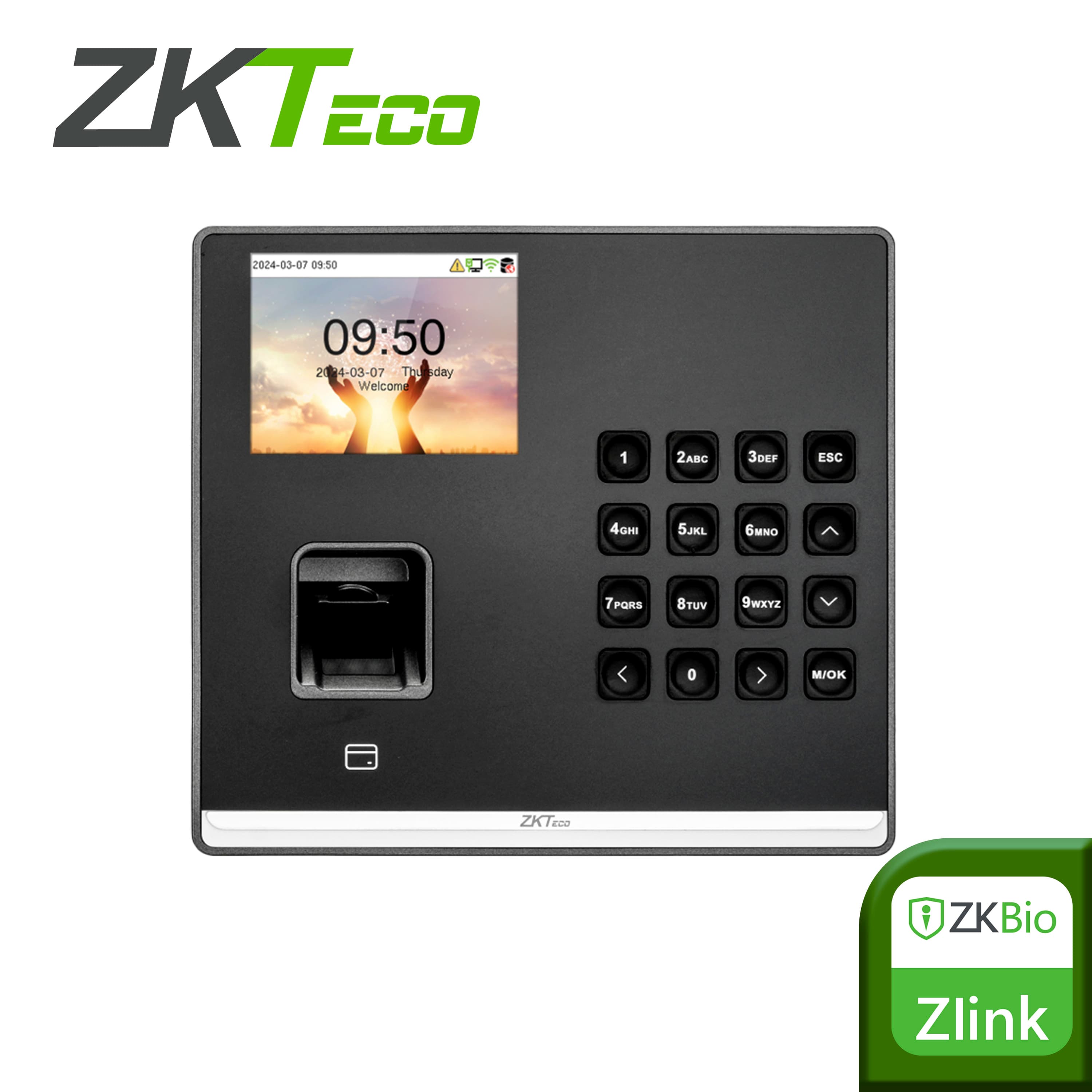 M2-LR ID CONTROL DE ASISTENCIA Y ACCESO BASICO BIOMETRICO ZKTECO  M2-LR ID / 3,000 TARJETAS DE 125KHZ  / 3,000 HUELLAS DIGITALES / 150,000 EVENTOS /COMUNICACION WI-FI Y TCP/IP  /COMPATIBLE CON BIOTIME CLOUD 2.0 Y BIOTIME PRO /CUENTA CON SALIDA DE REL - Miniatura 3