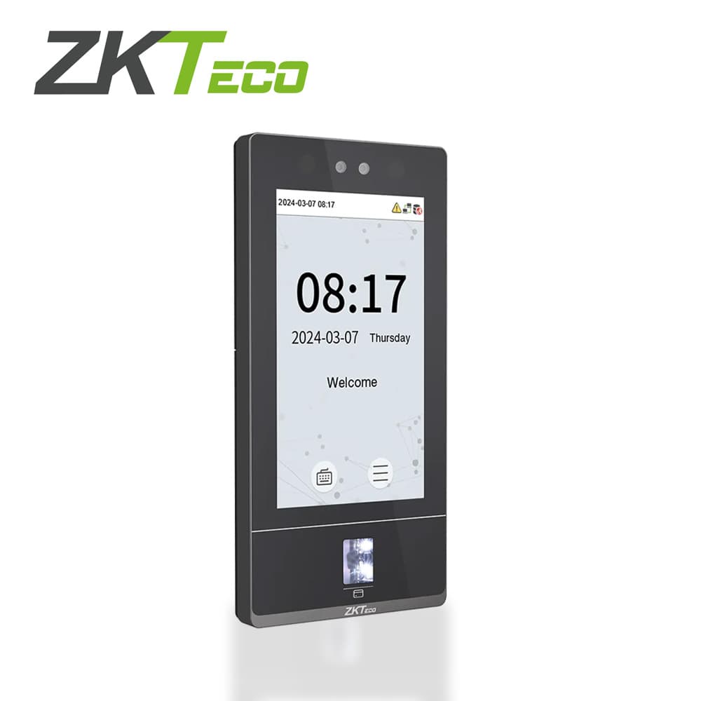 CONTROL DE  ACCESO Y ASISTENCIA  ZKTECO SENSEFACE 7A MULTIBIOMETRICO / 10,000 ROSTROS / 10,000 HUELLAS / 50,000 TARJETAS DE 125KHZ / WIFI 2.4GHZ / TCP/IP / PANTALLA TACTIL DE 7 PULGADAS / PROTECCION IP65 / SOFTWARE COMPATIBLE  ZLINK / ZKBIO CVSECURIT - Miniatura 5