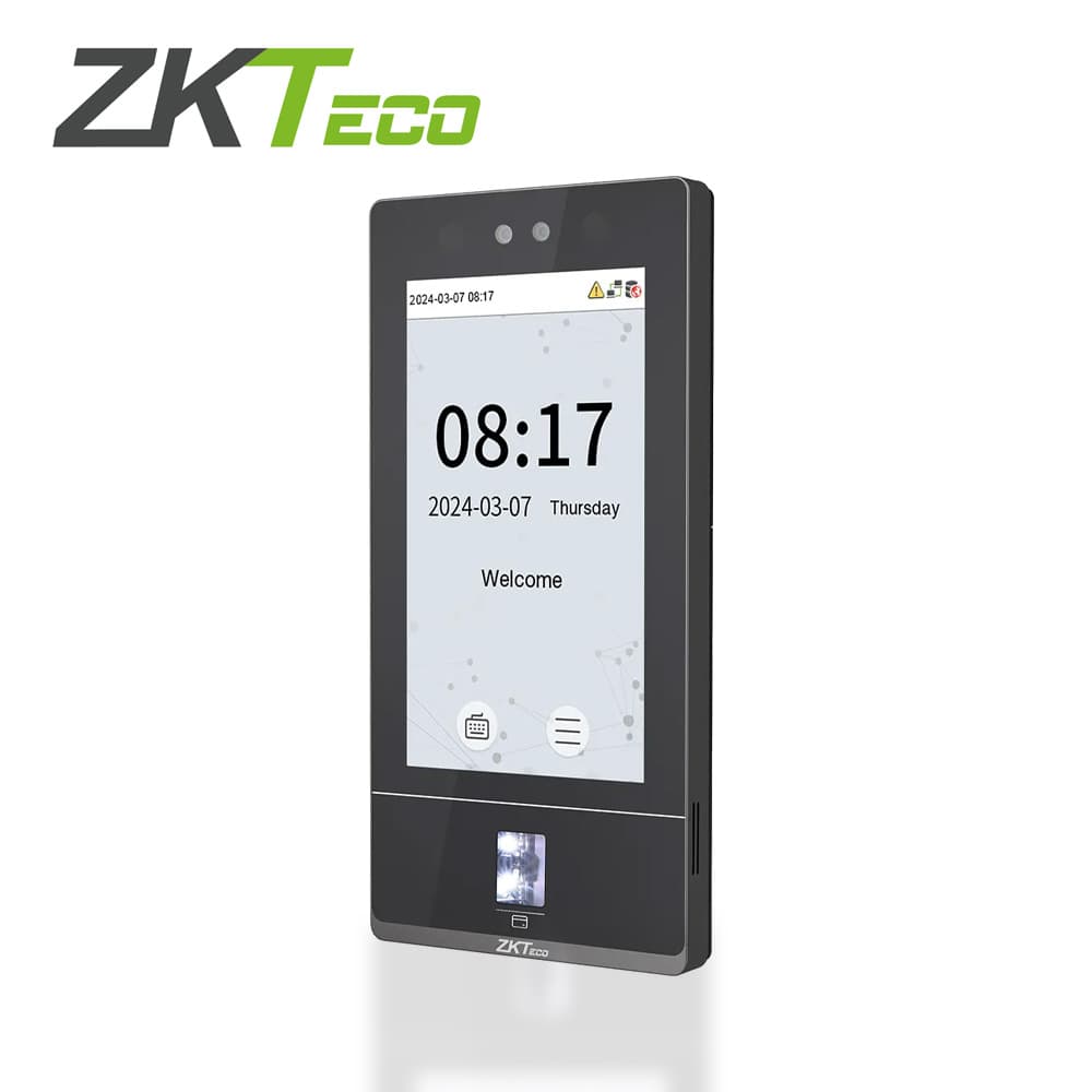 CONTROL DE  ACCESO Y ASISTENCIA  ZKTECO SENSEFACE 7A MULTIBIOMETRICO / 10,000 ROSTROS / 10,000 HUELLAS / 50,000 TARJETAS DE 125KHZ / WIFI 2.4GHZ / TCP/IP / PANTALLA TACTIL DE 7 PULGADAS / PROTECCION IP65 / SOFTWARE COMPATIBLE  ZLINK / ZKBIO CVSECURIT - Miniatura 7