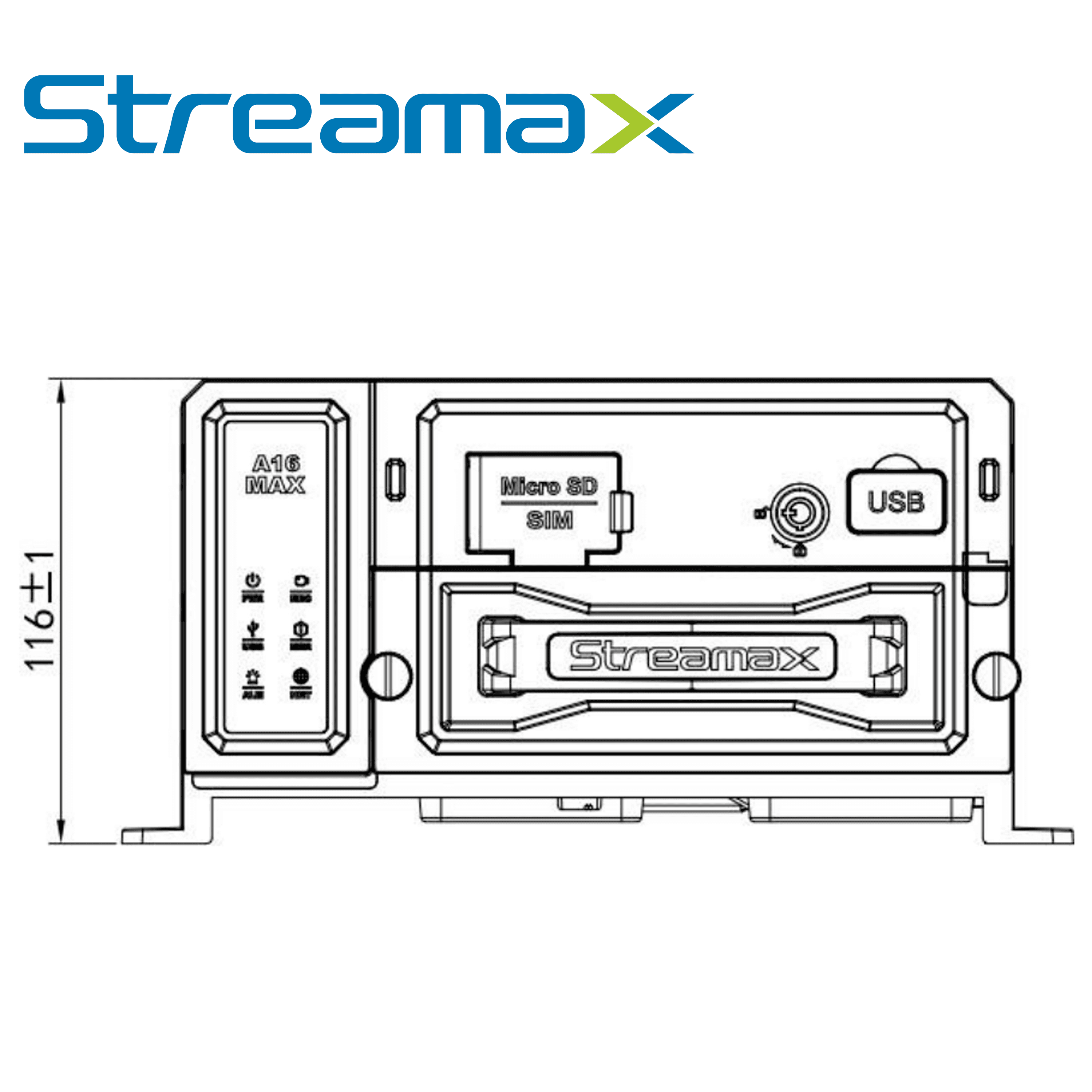 DVR MOVIL 24CH STREAMAX MA16MAX / 12CH AHD + 12CH IP / 2MP / 7 SALIDAS DE VIDEO / 23 ENTRADAS + 2 SALIDAS DE AUDIO / 8 ENTRADAS + 2 SALIDAS DE ALARMA / MODULO 4G / GPS / MODULO WIFI / 2 PUERTOS USB / 1 PUERTO WAN + 1 LAN / SOPORTA 2 MICRO SD HASTA 51 - Miniatura 7