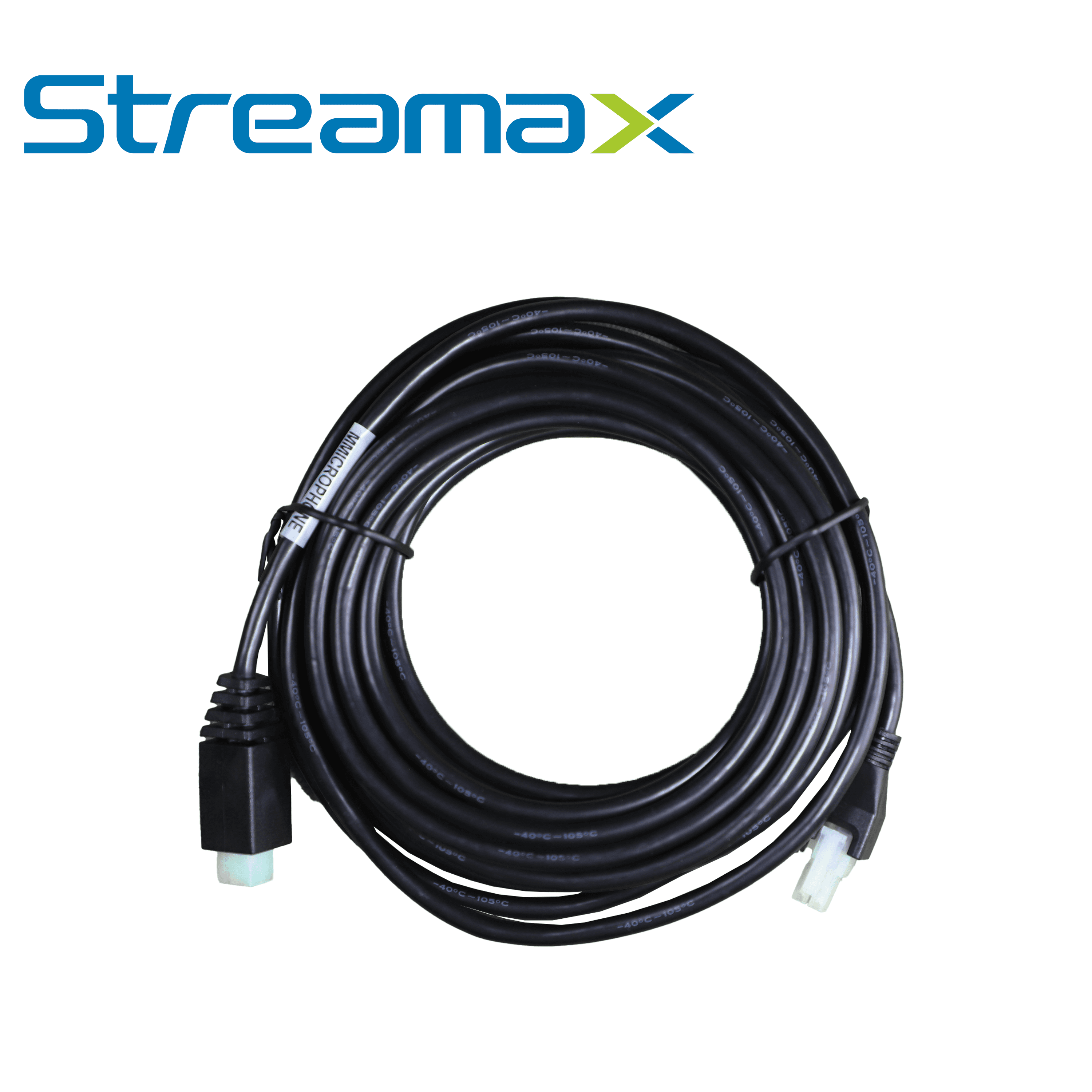 CABLE PARA MICROFONO STREAMAX MMICROPHONE / CONECTOR 5557 Y 5559-4PIN / 6 METROS / CABLE EXTENSOR DE MICROFONO PARA MA16MAX / COMUNICACION BIDIRECCIONAL / COMPATIBLE CON MA16MAX - Miniatura 5