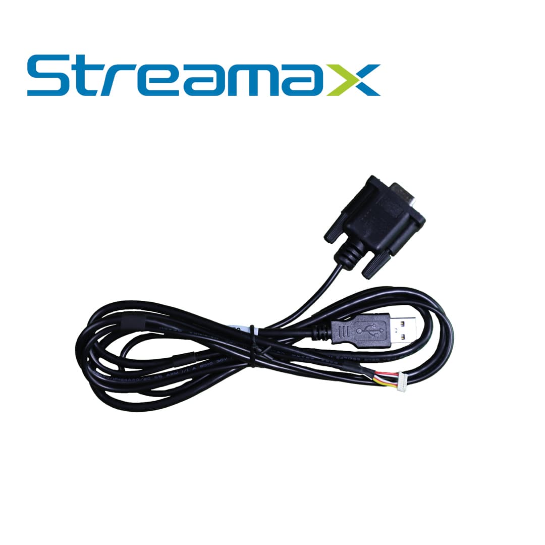 CABLE DE PRUEBA USB - CP5 MERIVA STREAMAX MUSBTC / USB-A MACHO + DB9 HEMBRA, TJC3-7P-P1.25 / 1M / COMPATIBLE CON DVRs MOVILES DE SERIA A8PRO - Miniatura 3