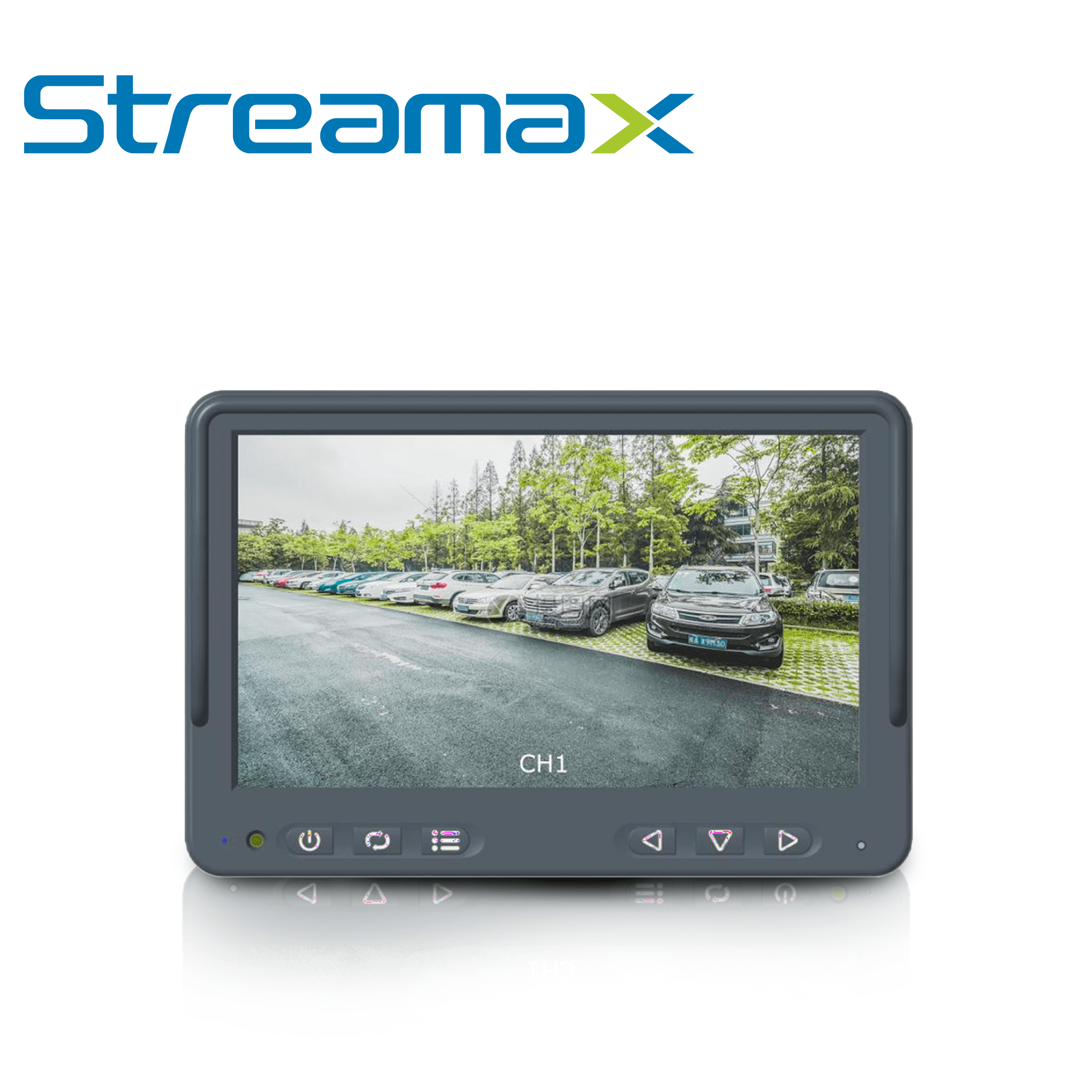 MONITOR MOVIL STREAMAX MDP7S / 7 PULGADAS / CONECTOR DIN 4 PINES / ALTURA AJUSTABLE / FUNCIONA SOLO PARA VISUALIZACION / COMPATIBLE CON MDVRS CON SALIDA DE VIDEO 4 PINES - Miniatura 3