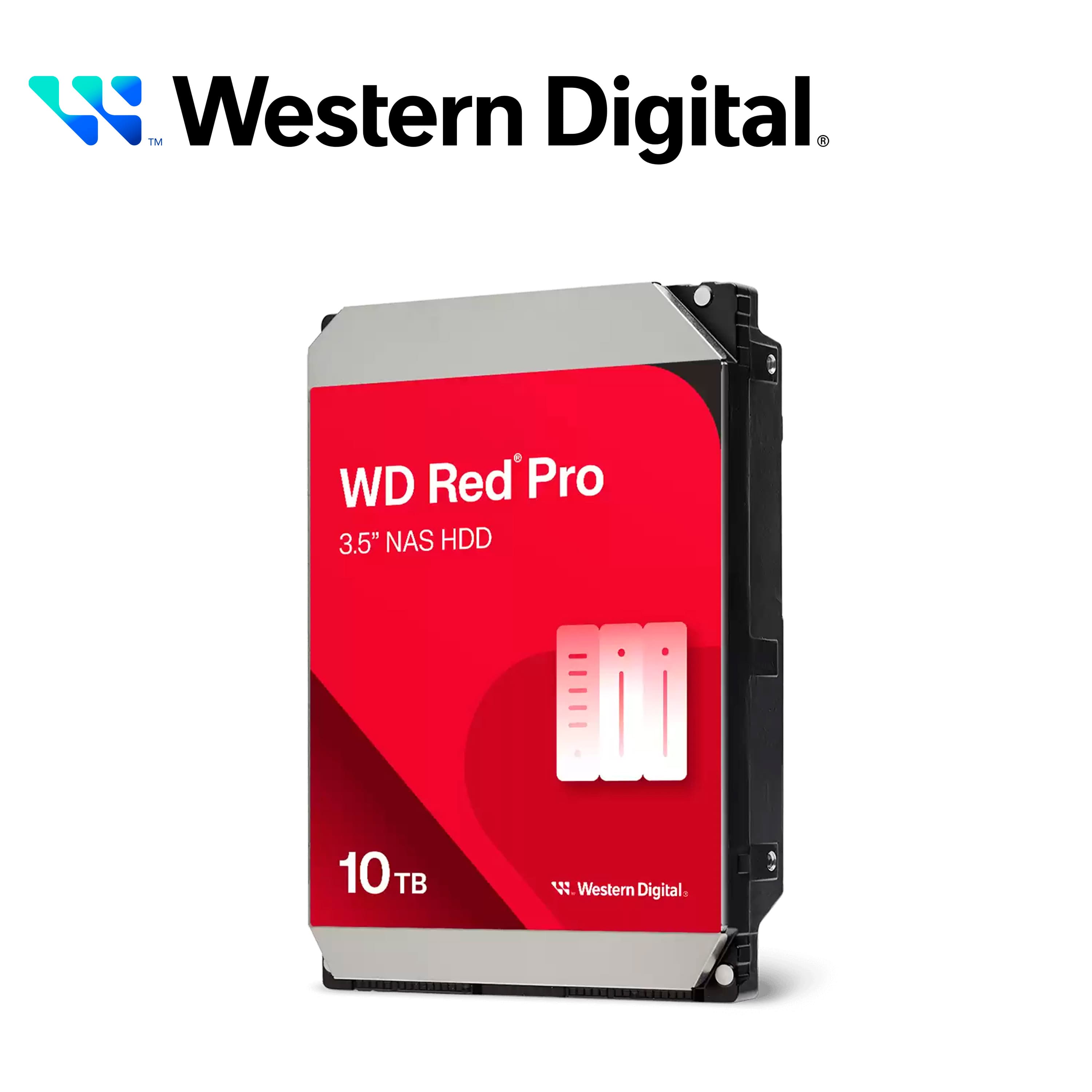 DD DISCO DURO 10TB SATA WD RED PRO WD103KFBX / ESPECIAL NAS HASTA 24 BAHIAS / SATA III 6GB S / 7200 RPM / CACHE 512MB / NASWARE 3.0 / WORKLOAD 300TB ANO / 3.5 / 5 ANOS GARANTIA
 - Miniatura 2