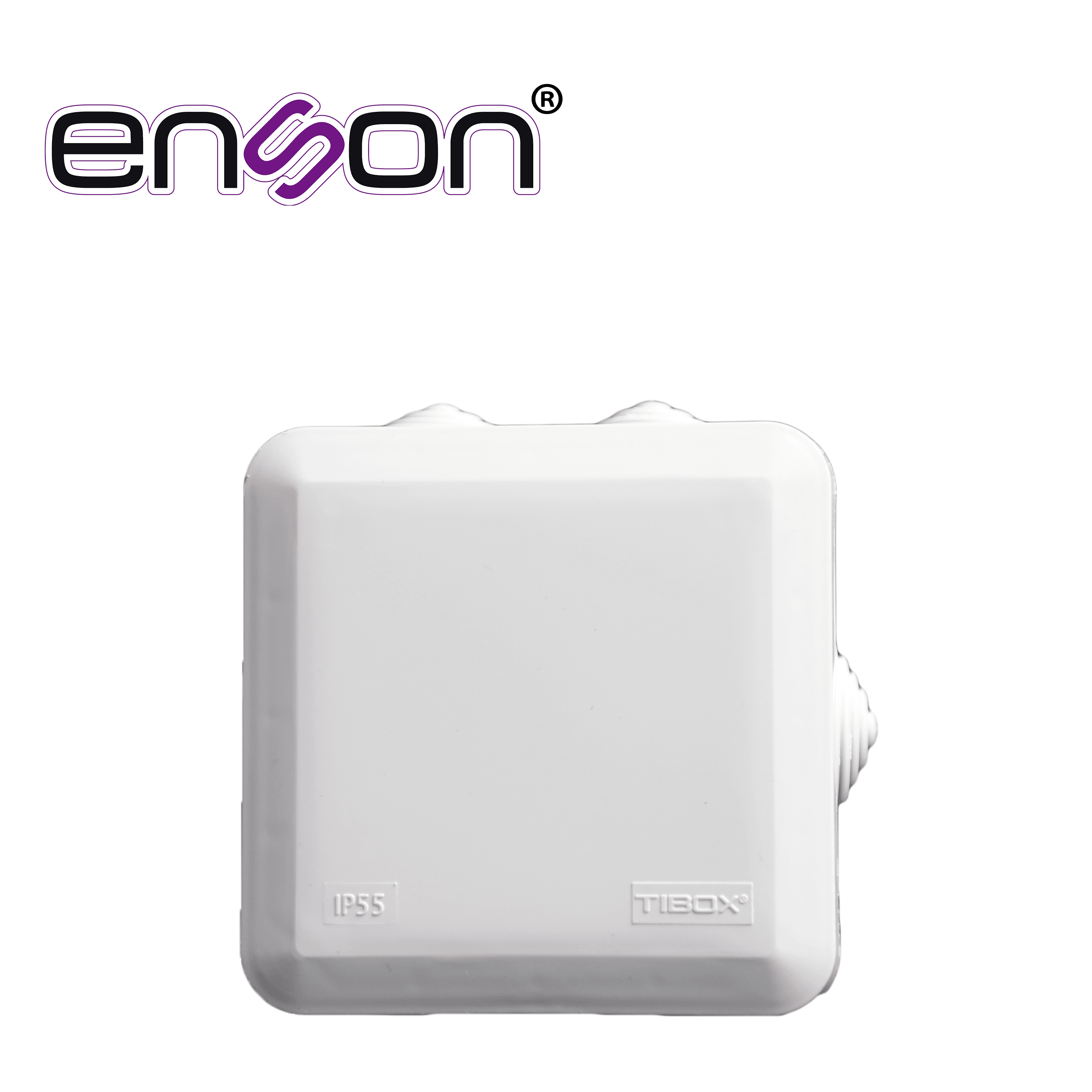 CAJA PLASTICA ENSON ENS-PCB0909 FABRICADA EN PLASTICO ABS GRIS / DIMENSIONES 89 × 89 × 50 MM / GRADO DE PROTECCION IP55 / TAPA A PRESION SIN TORNILLOS / DISEÑADA PARA CONEXIONES ELECTRICAS COMPACTAS / COMPATIBLE CON GLANDULA ENS-CG20 - Miniatura 2