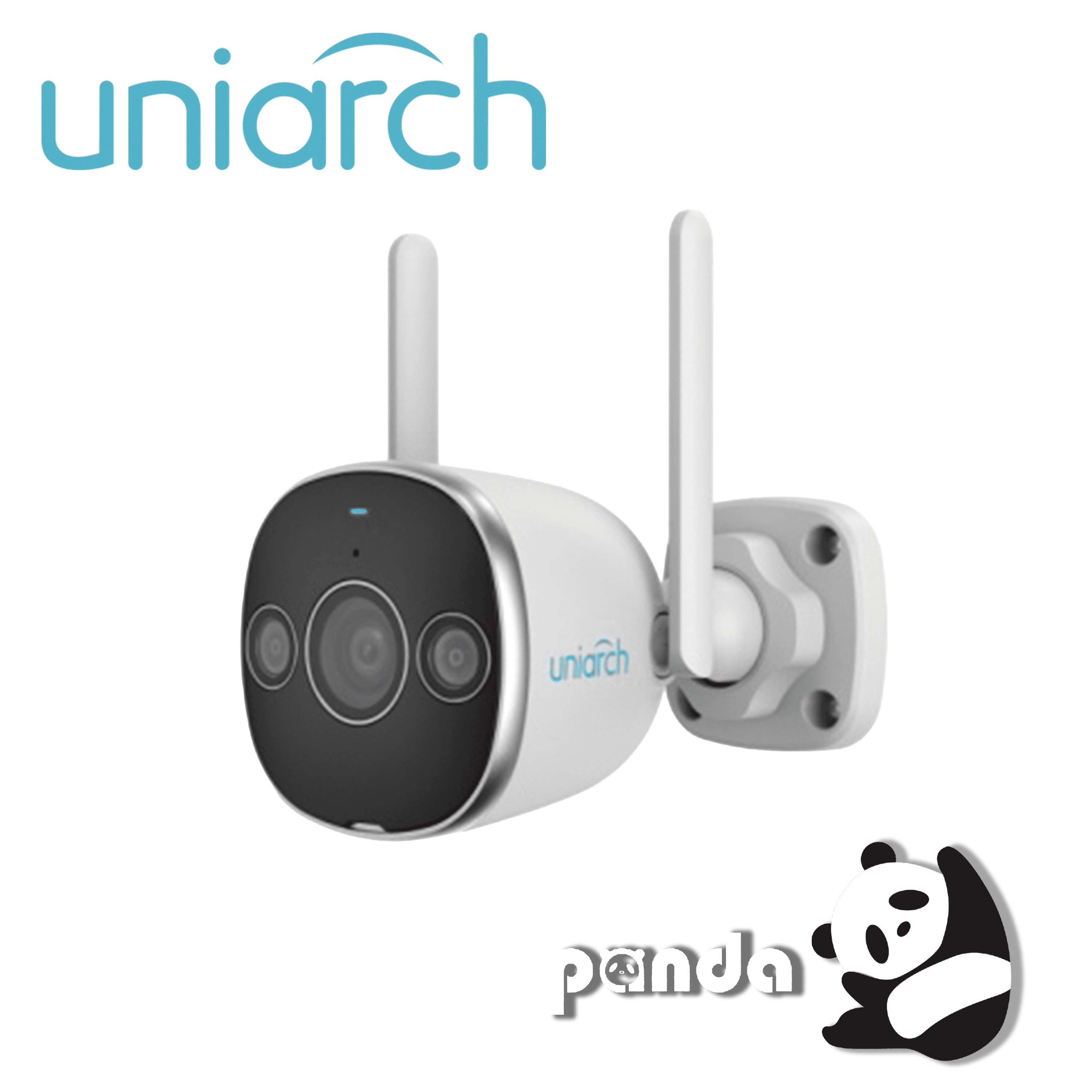 CAMARA IP BULLET WIFI UNIARCH Uho-B2D-M3F3D / 3MP / LENTE 2.8MM / DWDR / IR20M / LUZ-CALIDA(DUAL-LIGHT) / MICROSD128GB / MICROFONO+ALTAVOZ-INTEGRADO / ULTRA-MOTION-DETECTION / IP67 / 3-AXIS / ULTRA265 / 12VCD / SERIE PANDA - Miniatura 3