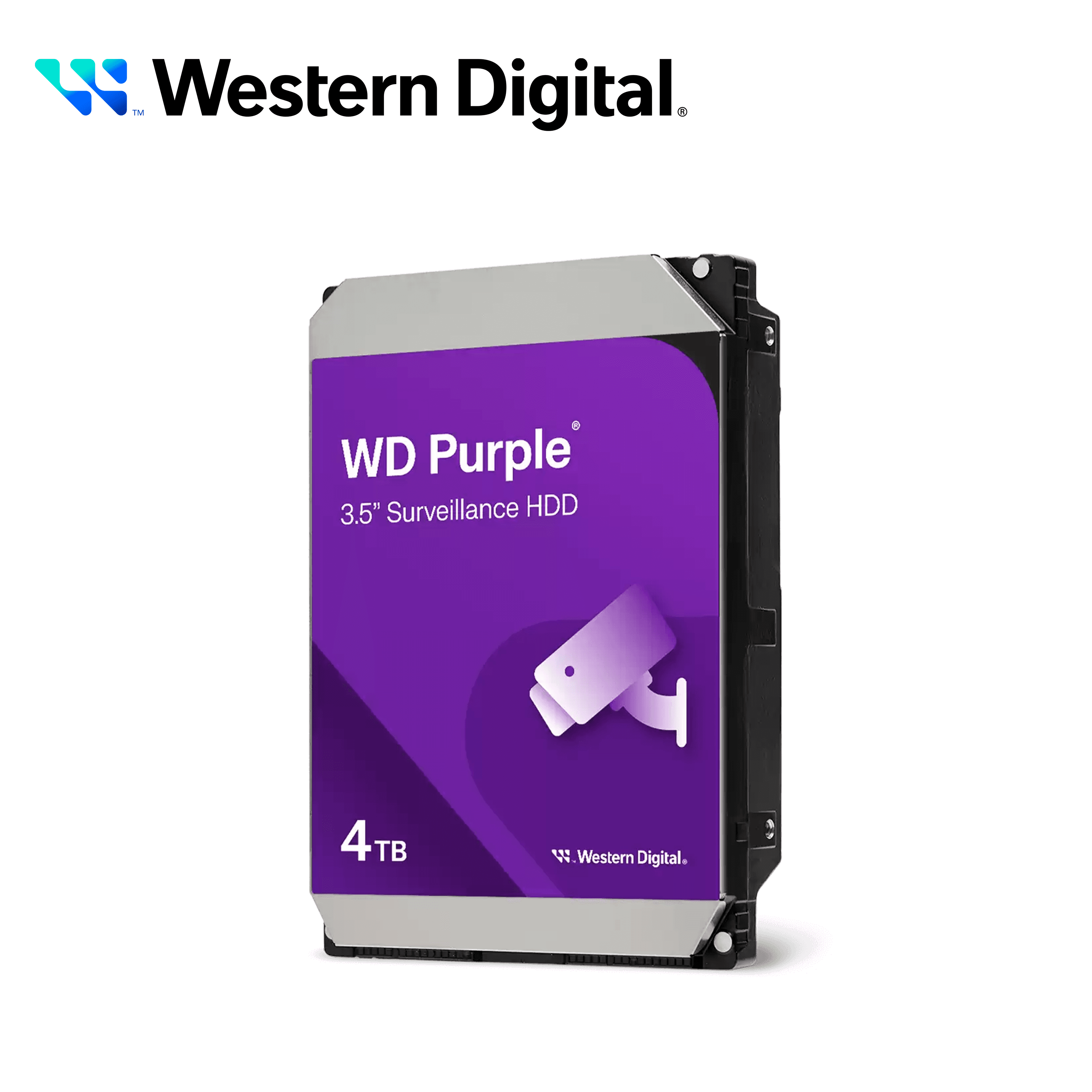 DISCO DURO DD 4TB SATA WD PURPLE WD44PURZ 24/7 OPTIMIZADO PARA VIDEOVIGILANCIA SATA III 6GB/S
 - Miniatura 2