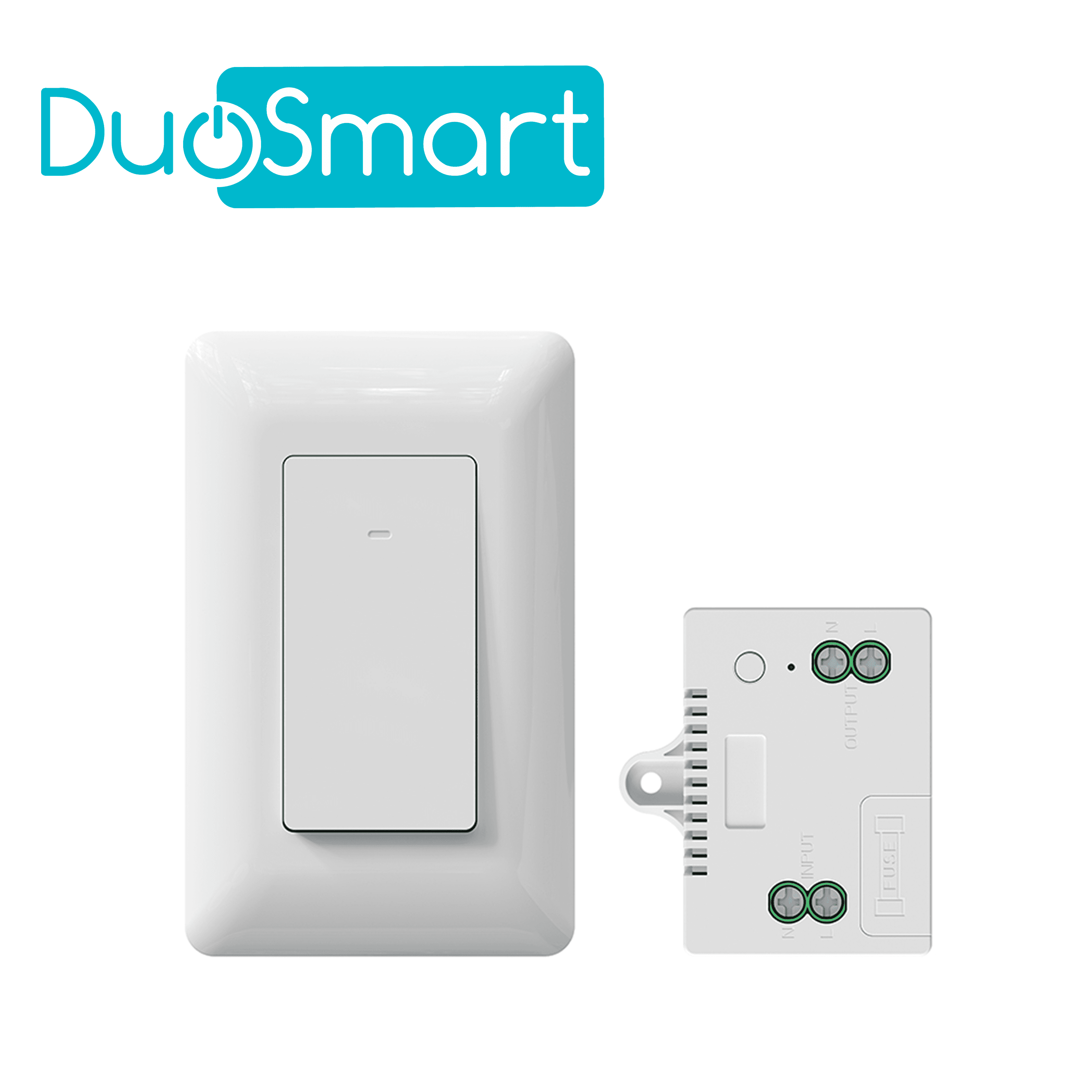 SWITCH APAGADOR CINETICO WIFI 2.4 GHZ DUOSMART A17 / 1 UNIDAD TRANSMISORA SIN CABLES / 1 RECEPTOR RF433 MHZ / COMPATIBLE CON ALEXA Y GOOGLE HOME / TEMPORIZADORES / ESCENAS DE AUTOMATIZACION
 - Miniatura 2
