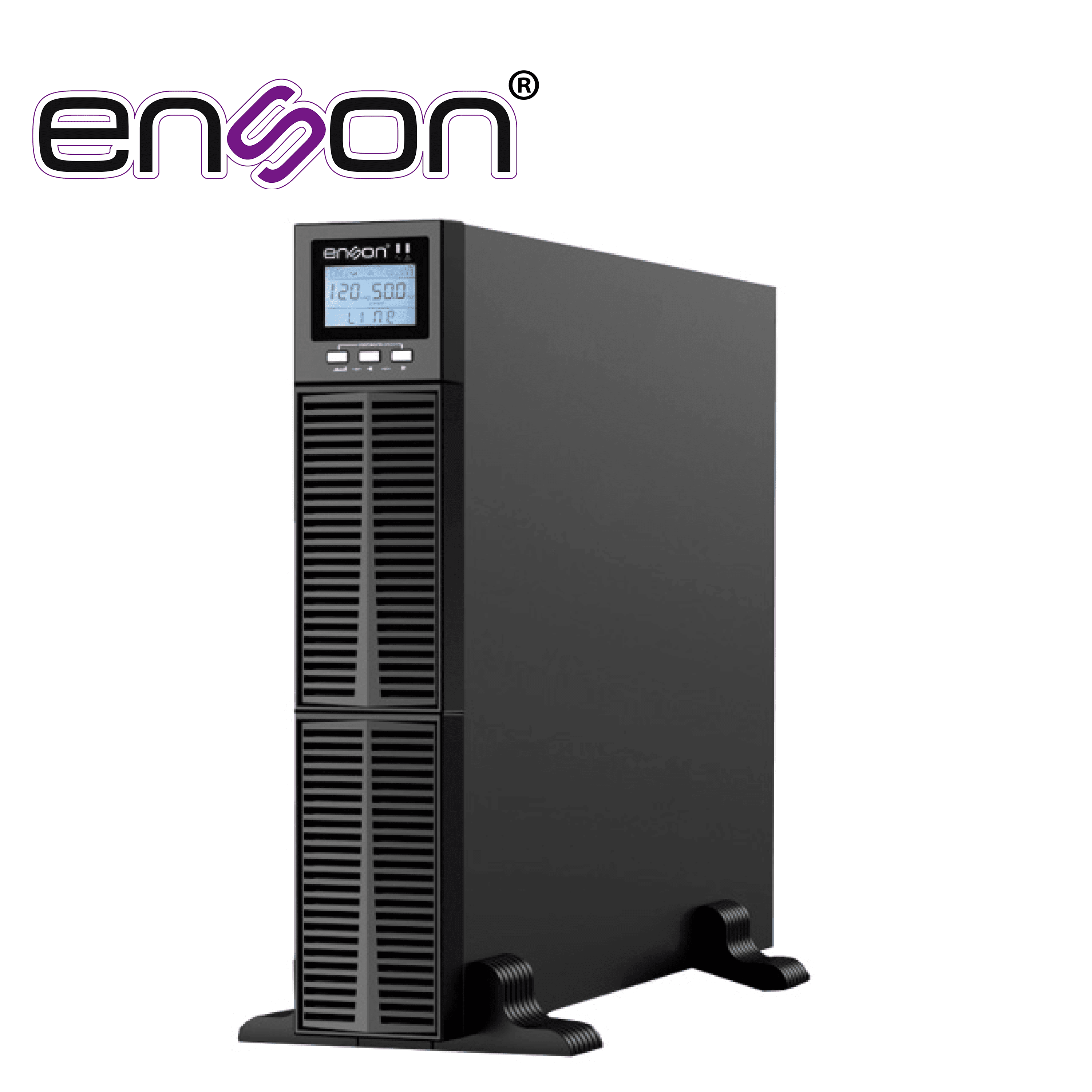 UPS ENSON ENS-OL1000RT / 1000VA-1000W / TOPOLOGIA ON-LINE DOBLE CONVERSION / FACTOR DE POTENCIA 1.0 / PANTALLA LCD / VOLTAJE DE ENTRADA-SALIDA 100V - 110V - 120V - 127V - Miniatura 2