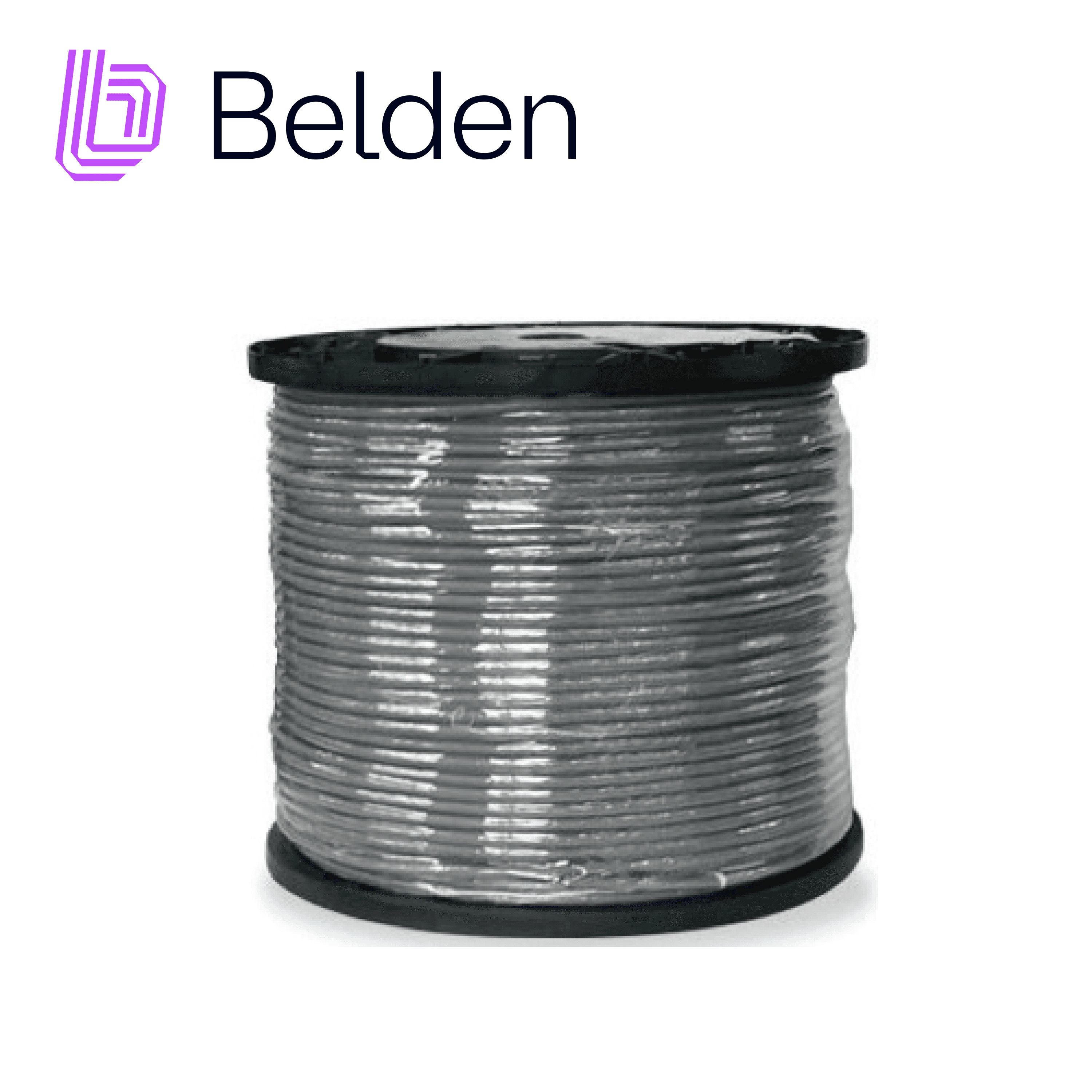 CABLE DE SEGURIDAD Y SONIDO BELDEN 5506FE 0081000 / INTERIOR / GRIS / 8 CONDUCTORES / 22 AWG / FORRO PVC / CMR / BLINDADO / BOBINA / 1,000 PIES 305 METROS - Miniatura 2